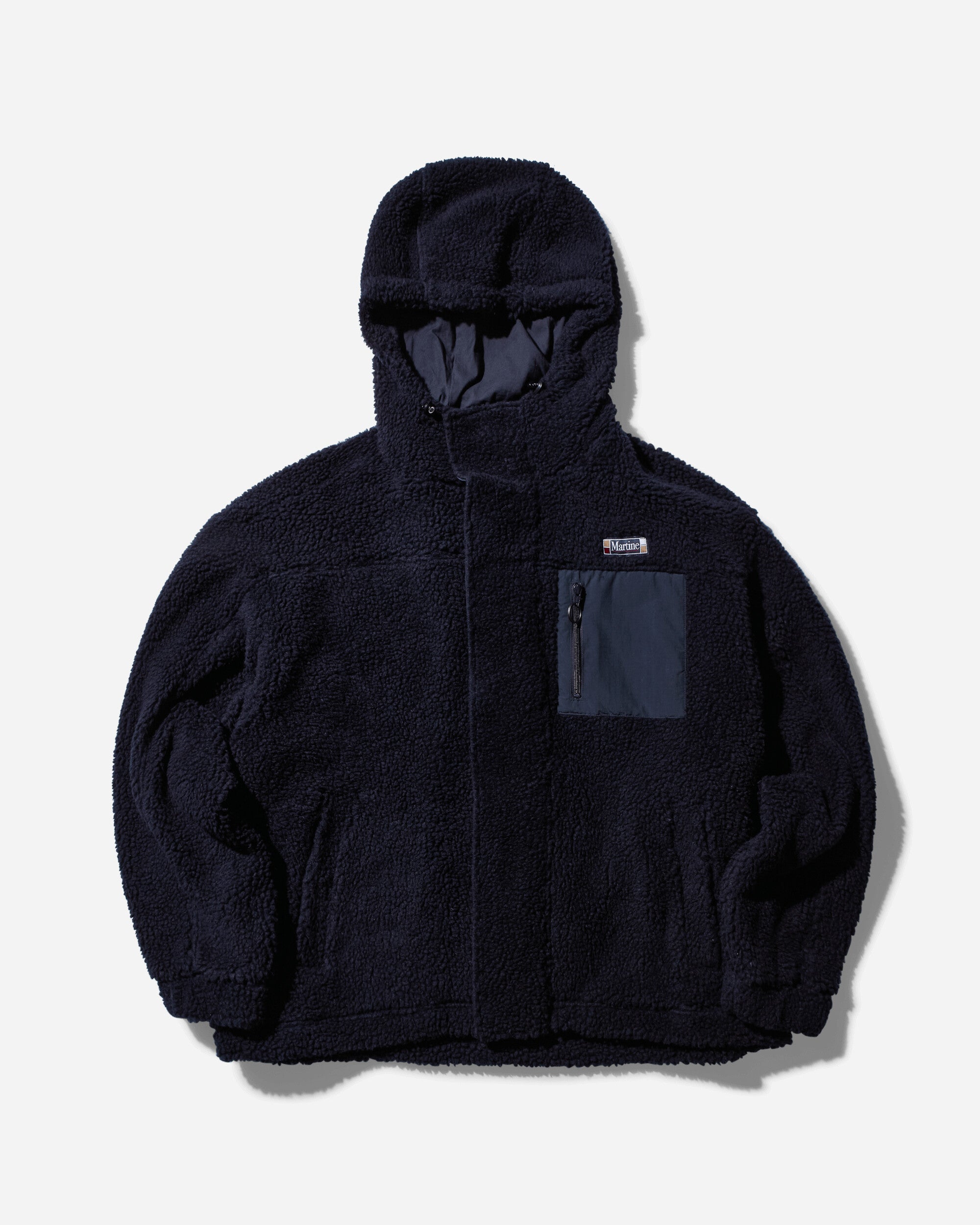 Men's Oversized Fleece Jacket Navy – Slam Jam