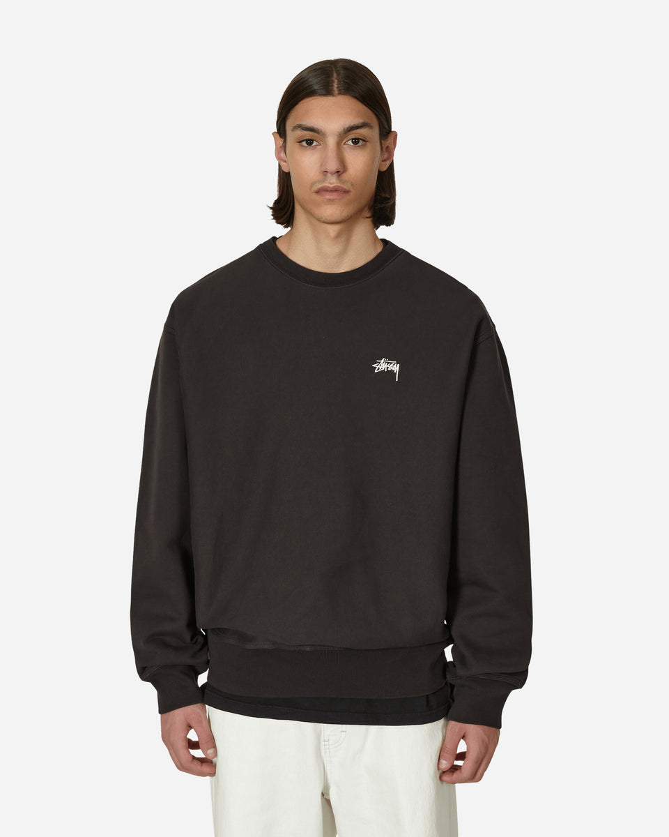 Stock Logo Crewneck Sweatshirt Black