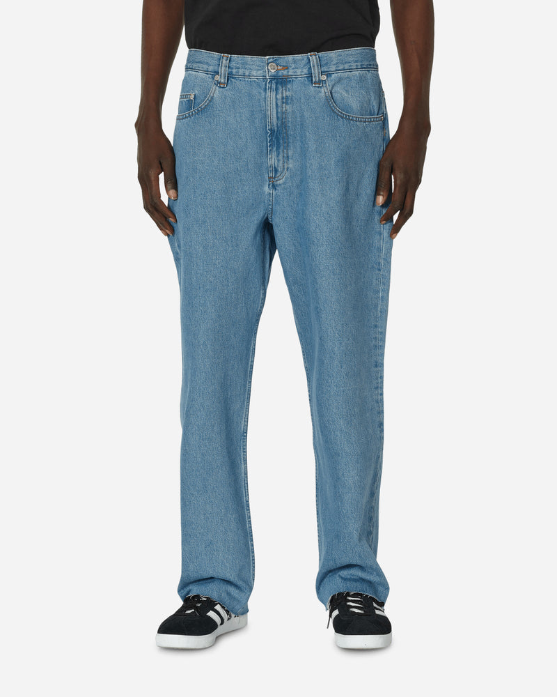 Relaxed Raw Edge Jeans Light Blue