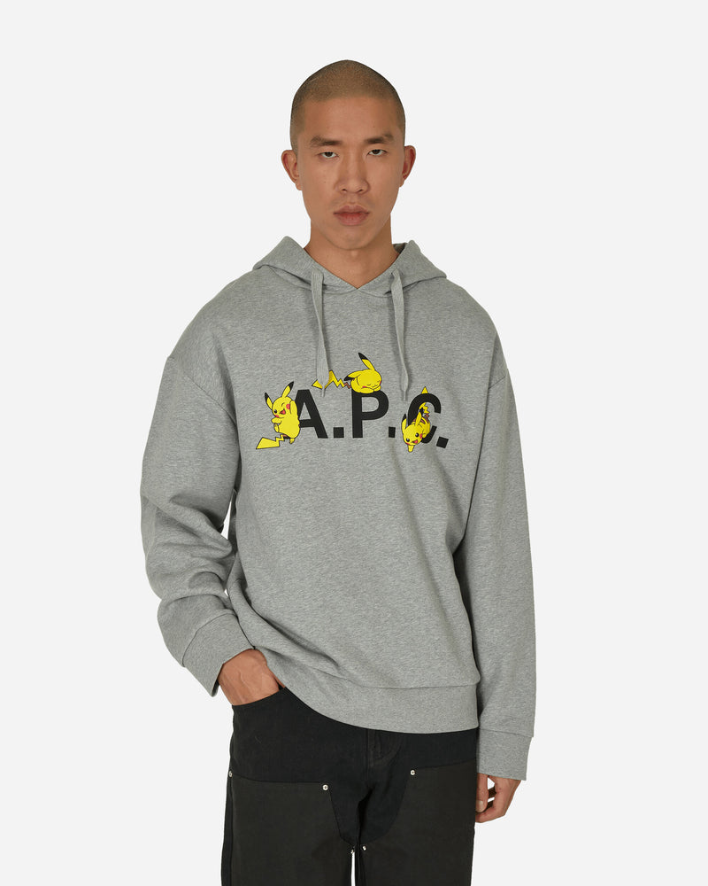 Pokémon Pikachu Hooded Sweatshirt Light Grey