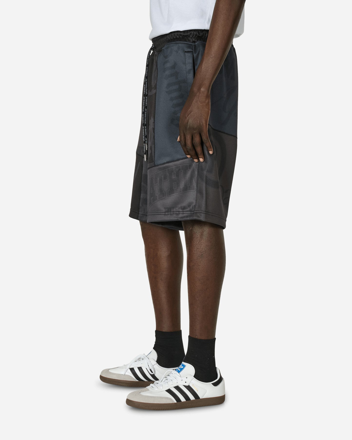 A Bathing Ape Patchwork Basketball Shorts M Black Shorts Short 1K30153318 BLACK