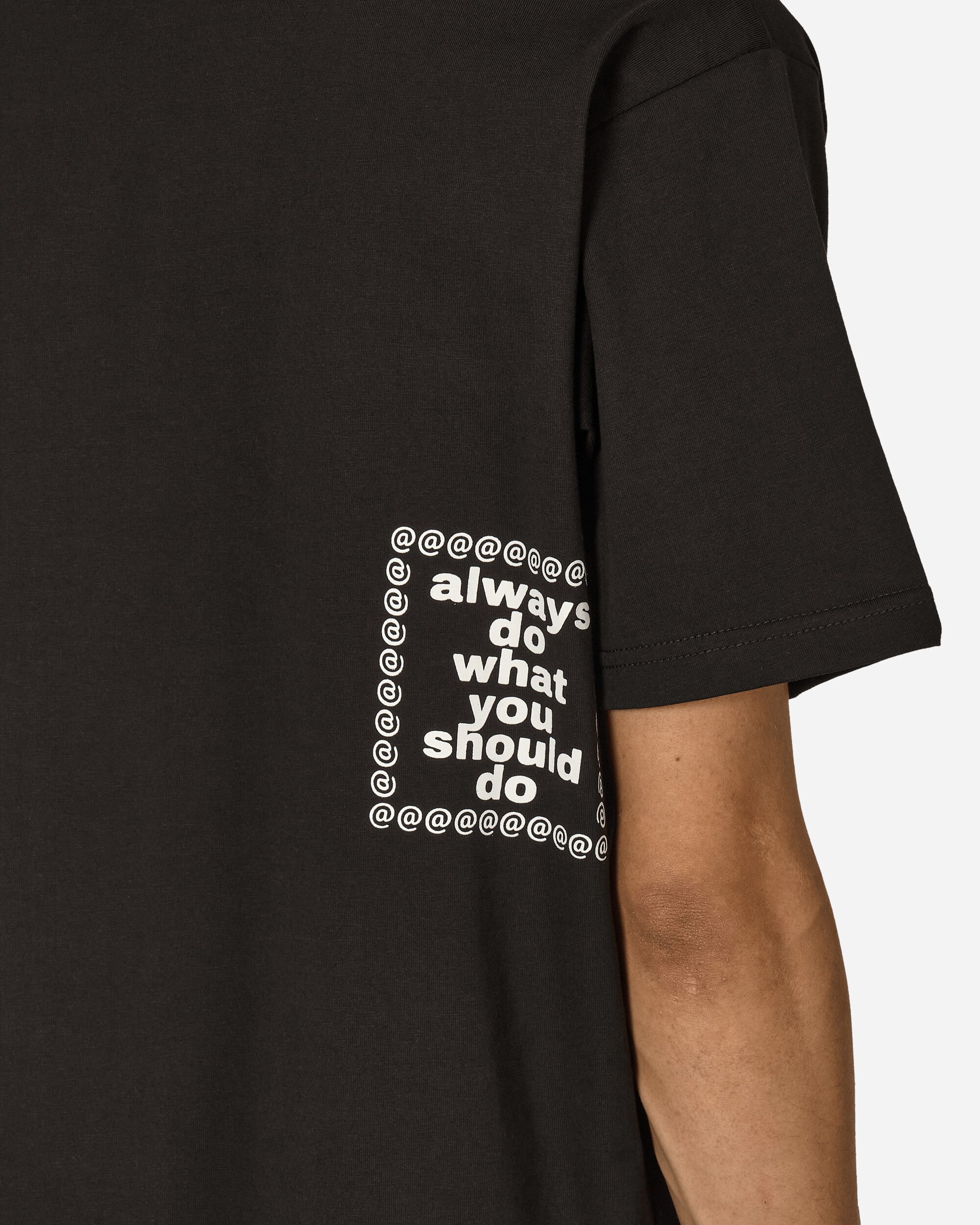 Always Do What You Should Do Sun T-Shirt Black T-Shirts Shortsleeve SUNTEE BLACK