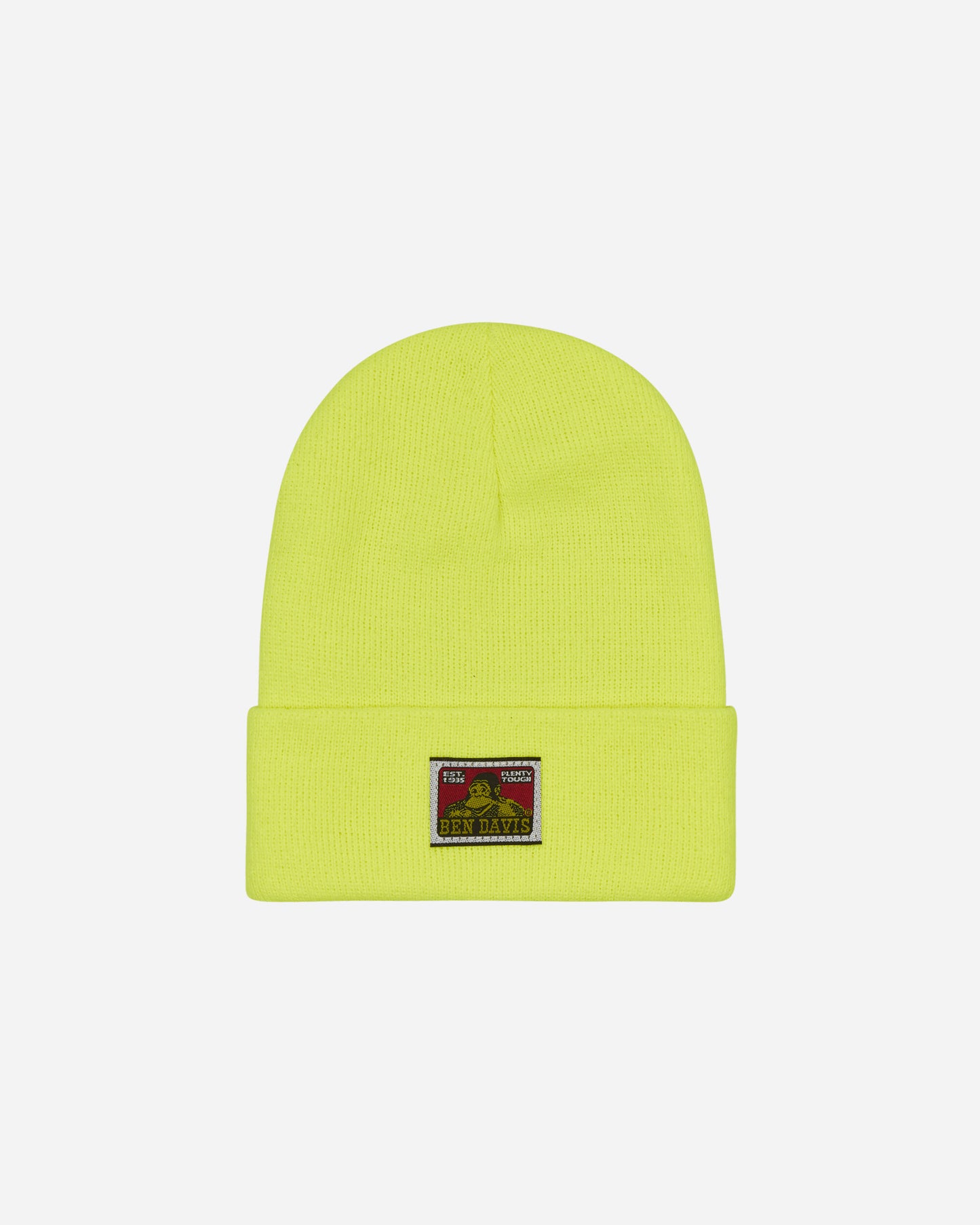 Ben Davis Beanie W Logo Safety Yellow Hats Beanies BEN9299 001