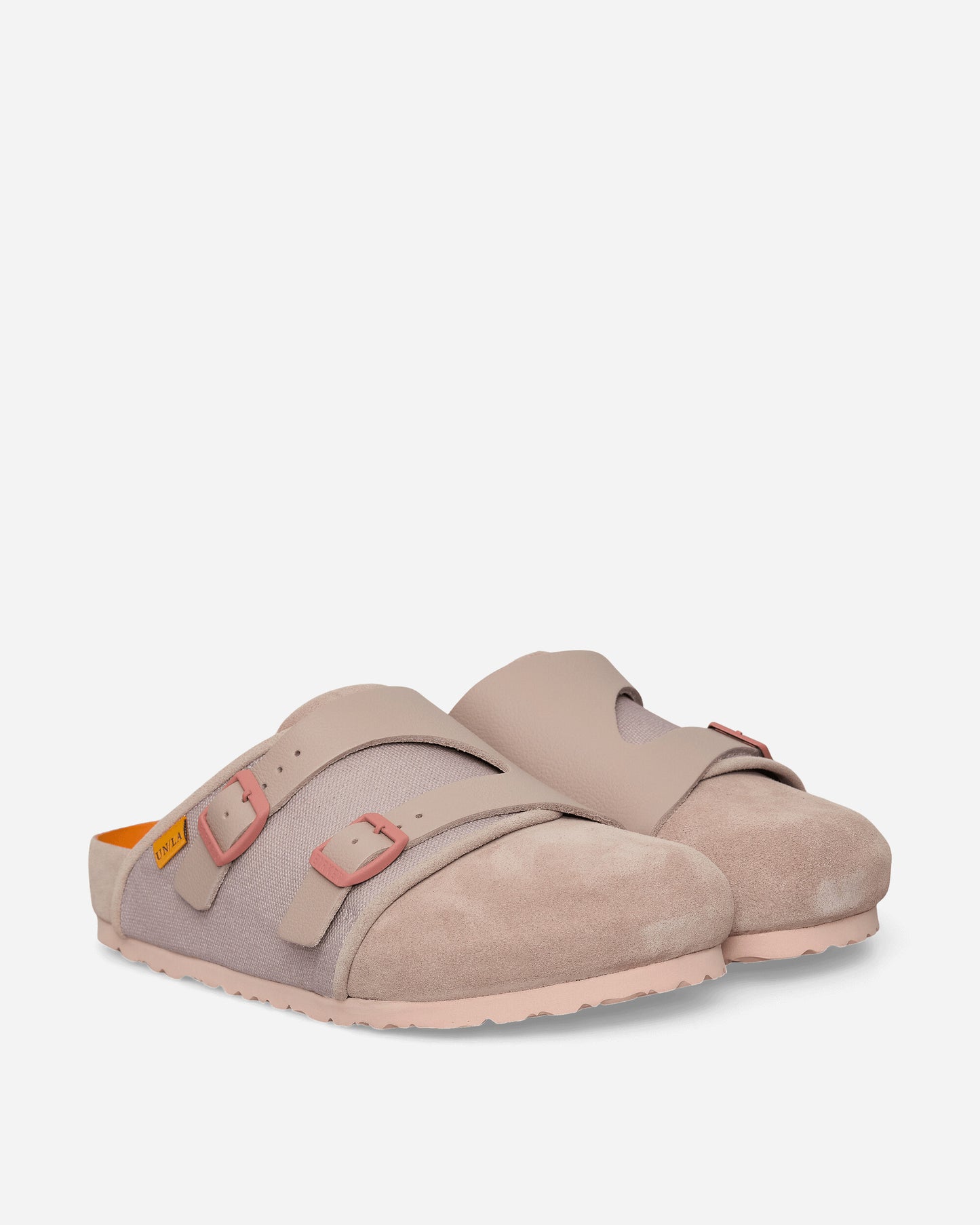 Birkenstock Bimshire Exq Leather Canvas Union Shadow Grey Sandals and Slides Sandals and Mules 1029699