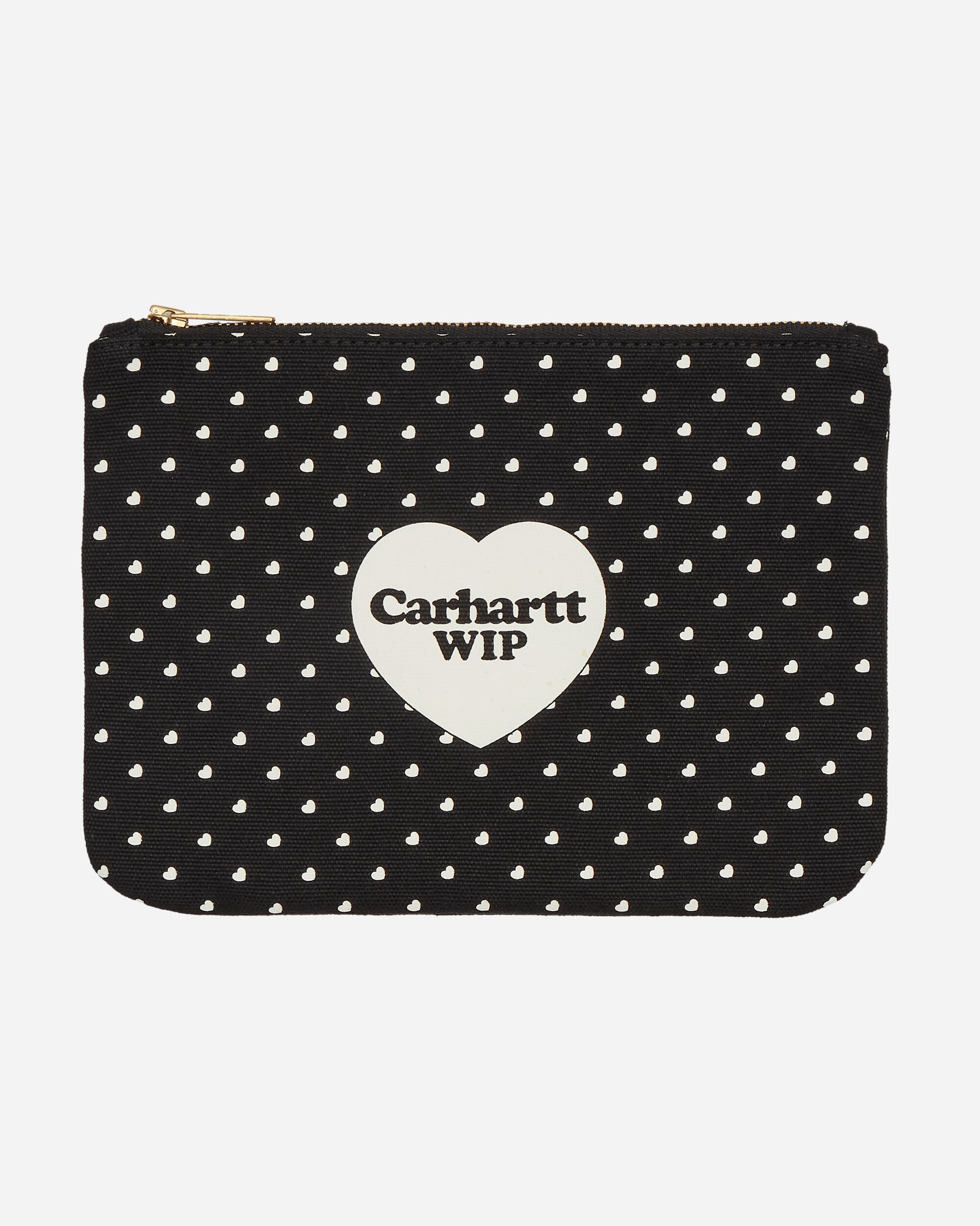 Carhartt WIP Canvas Graphic Zip Wallet Black Wallets and Cardholders Wallets I033096 24MXX