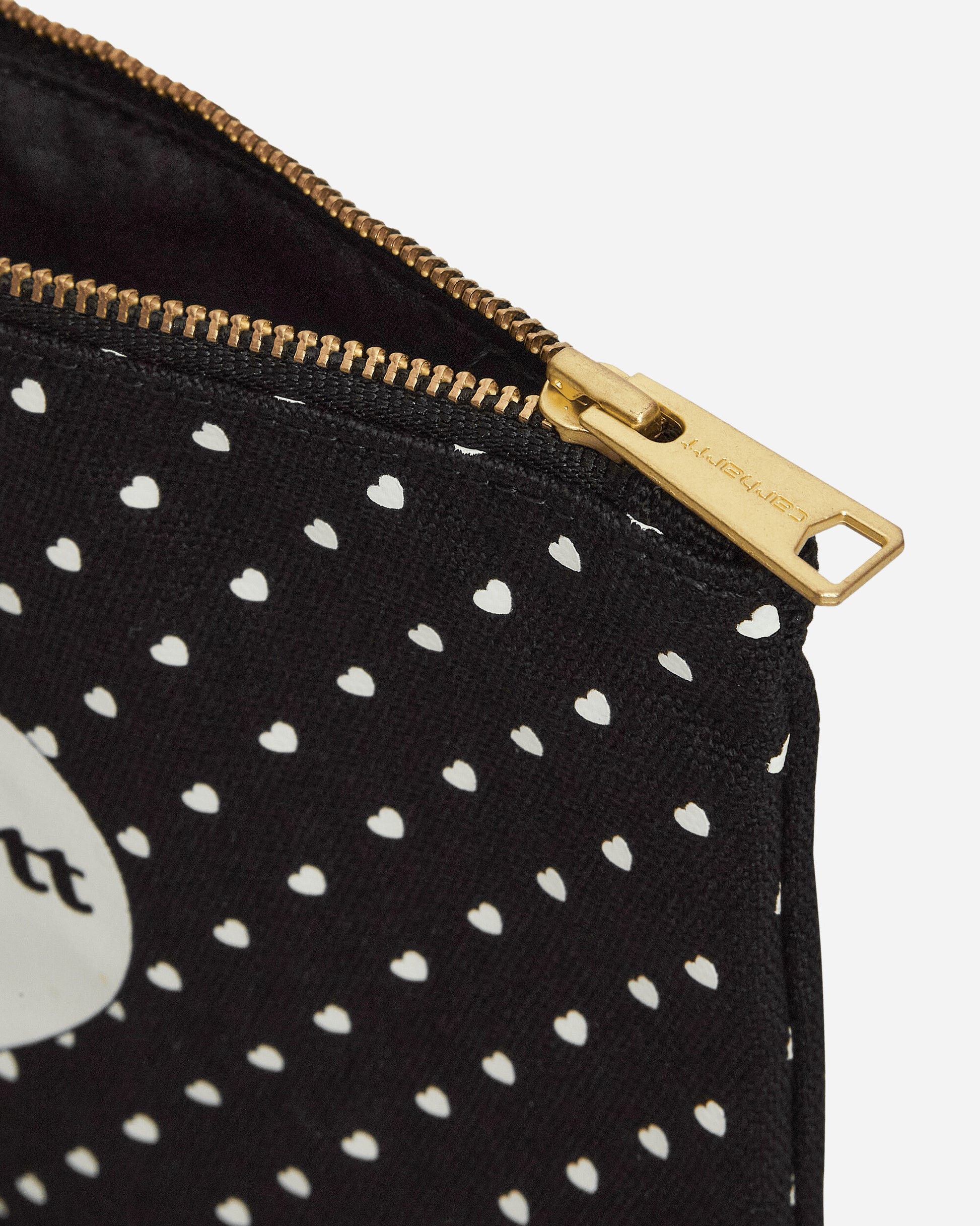 Carhartt WIP Canvas Graphic Zip Wallet Black Wallets and Cardholders Wallets I033096 24MXX