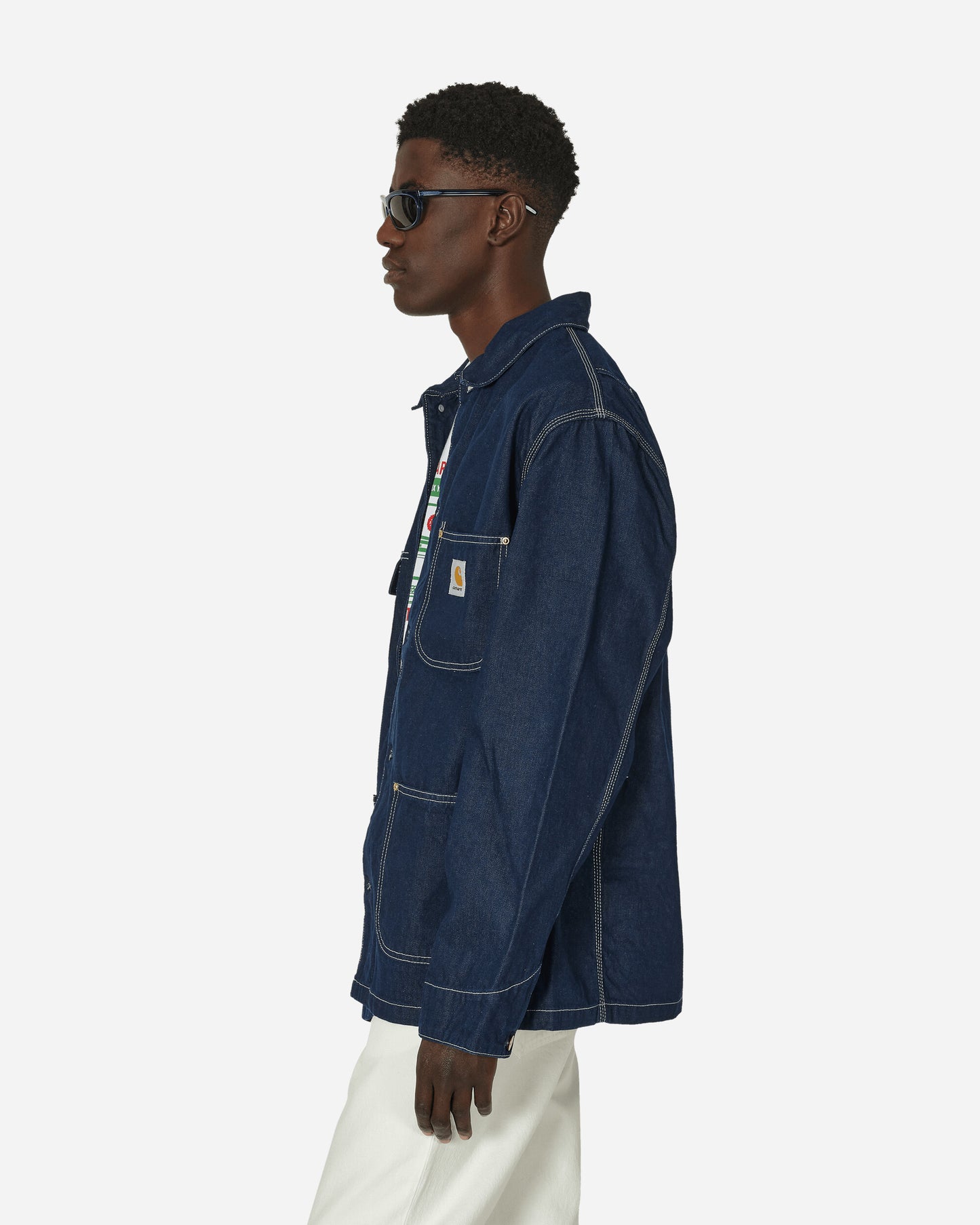 Carhartt WIP Og Chore Coat Blue Coats and Jackets Coats I031896 012Y