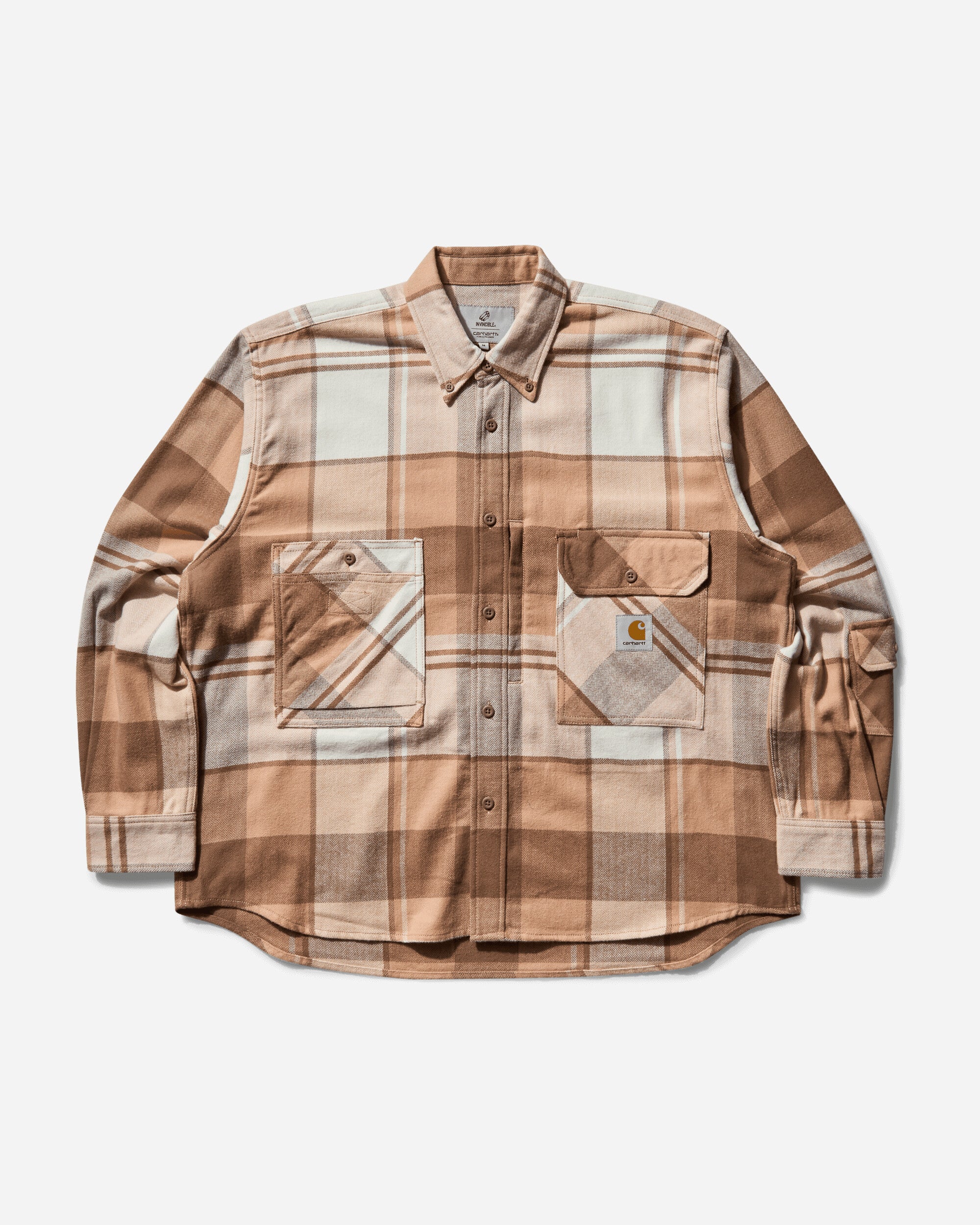 Carhartt WIP Invincible L/S Work Shirt Max Coca Mocha Shirts Longsleeve Shirt A242060 2Z3XX