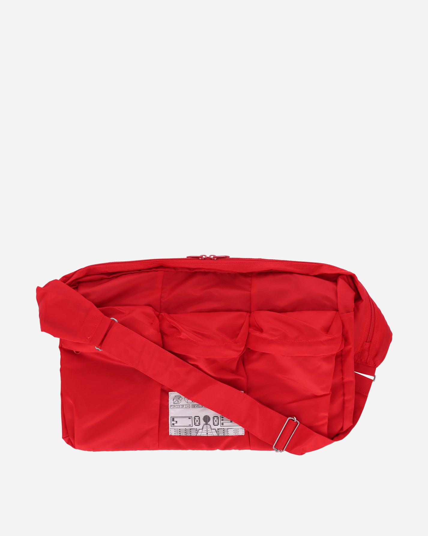 Cav Empt Developed Shoulder Bag Red Red Bags and Backpacks Shoulder Bags CES26G07 1