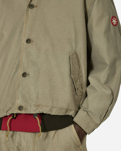 Cav Empt Overdye Light Cotton Button Jacket Khaki Coats and Jackets Jackets CES25JK18 KHKI