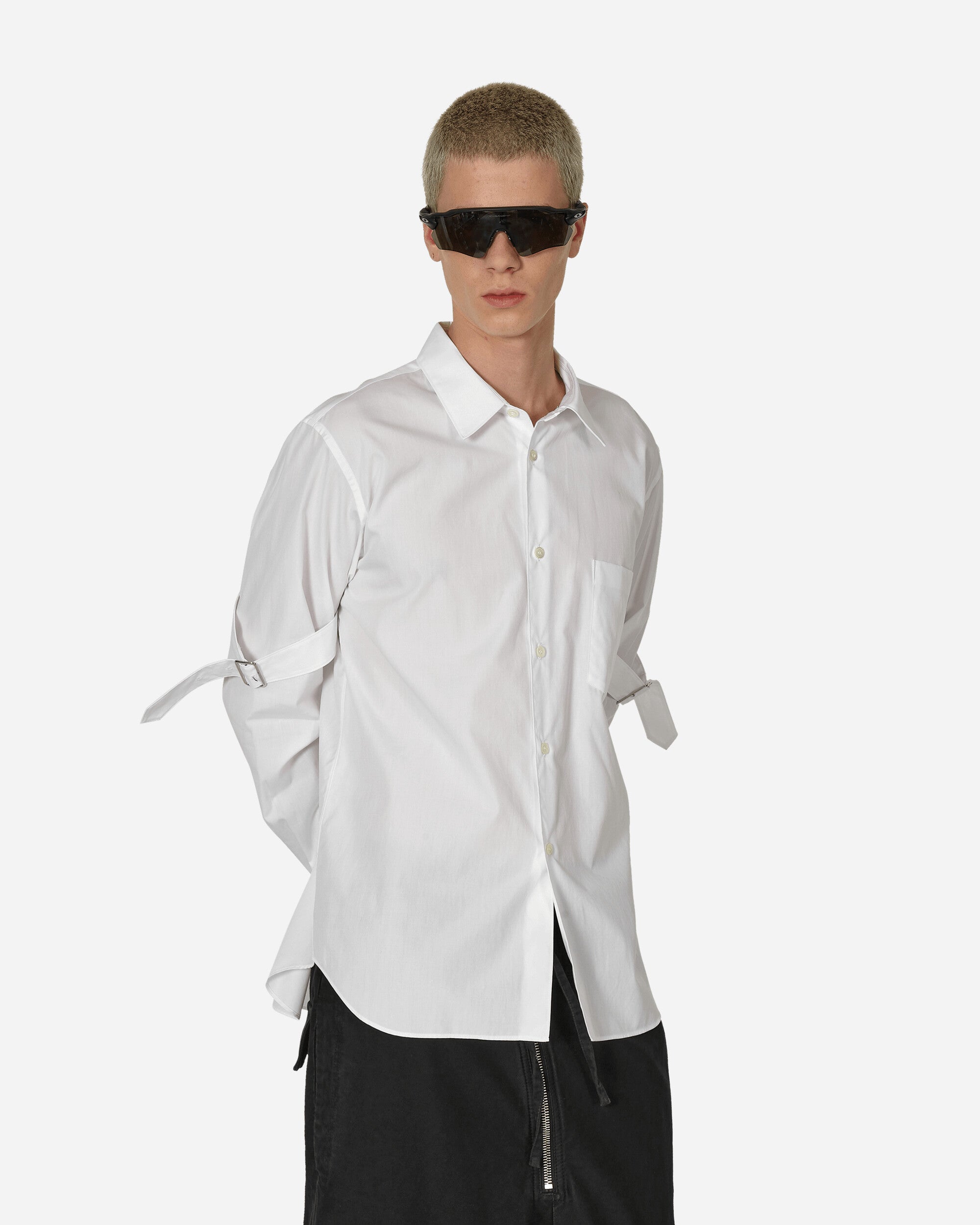 Comme Des Garçons Black Blouse White Coats and Jackets Jackets 1L-B007-W23 2