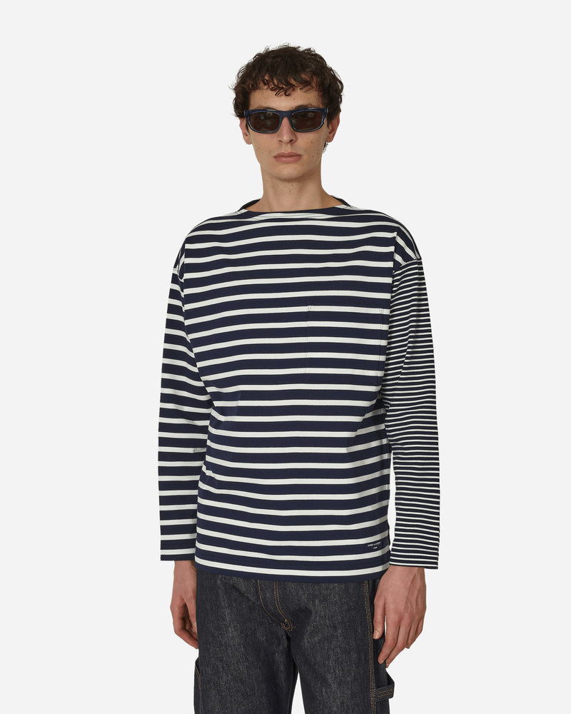 Striped Longsleeve T-Shirt Navy / White