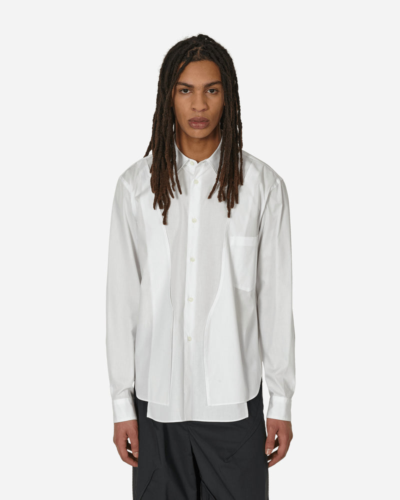 Cut-Out Longsleeve Shirt White