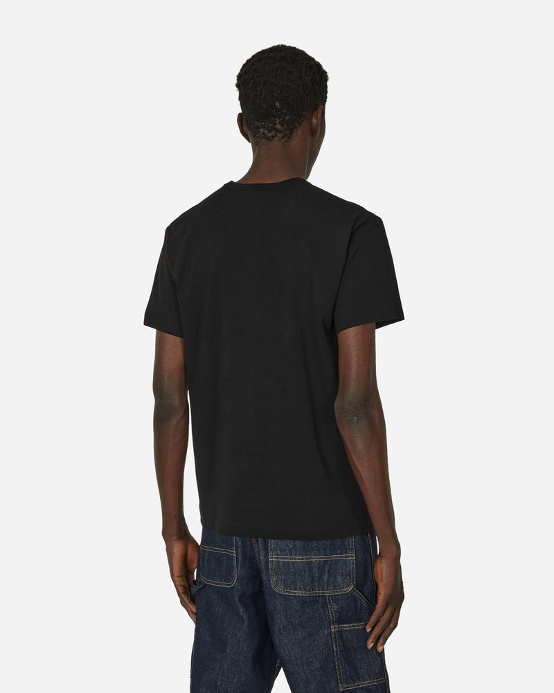 Comme Des Garçons Play T-Shirt Short Sleeve Knit BLACK T-Shirts Shortsleeve P1T337 1