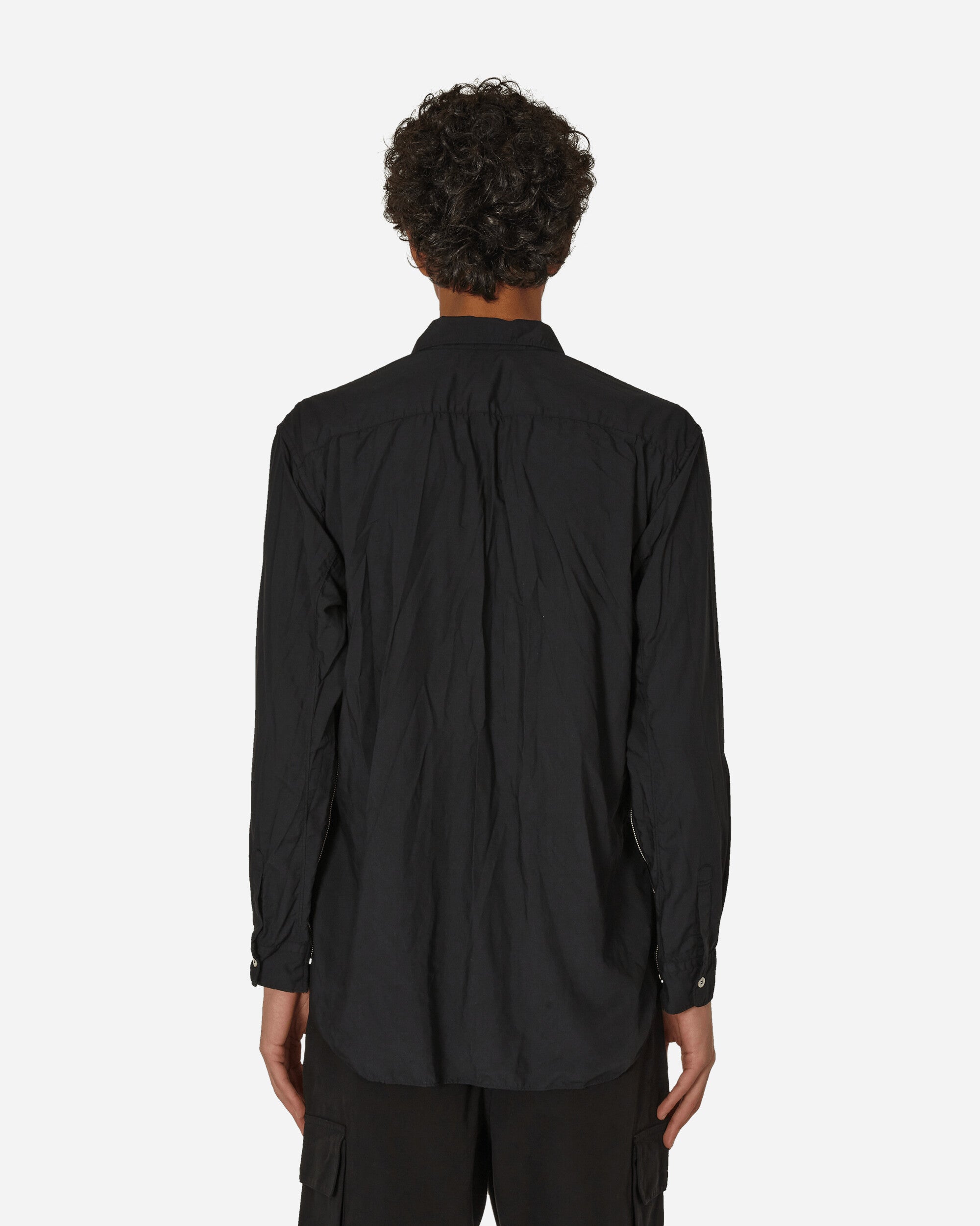 Comme Des Garçons Shirt Mens Shirt Woven Black Shirts Longsleeve Shirt FL-B037-W23  1