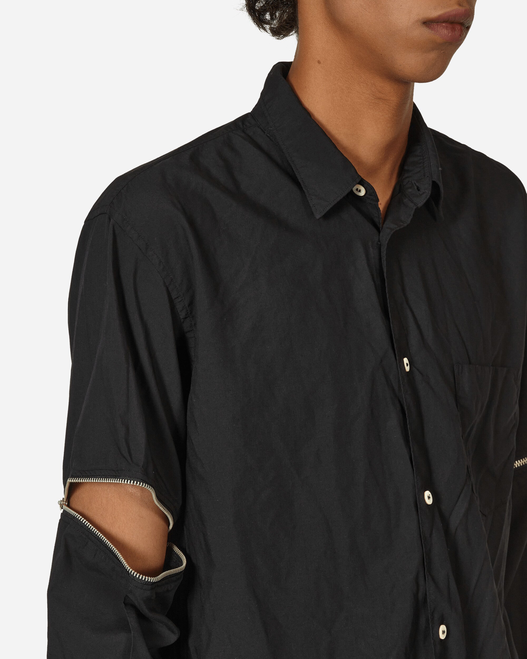 Comme Des Garçons Shirt Mens Shirt Woven Black Shirts Longsleeve Shirt FL-B038-W23  1