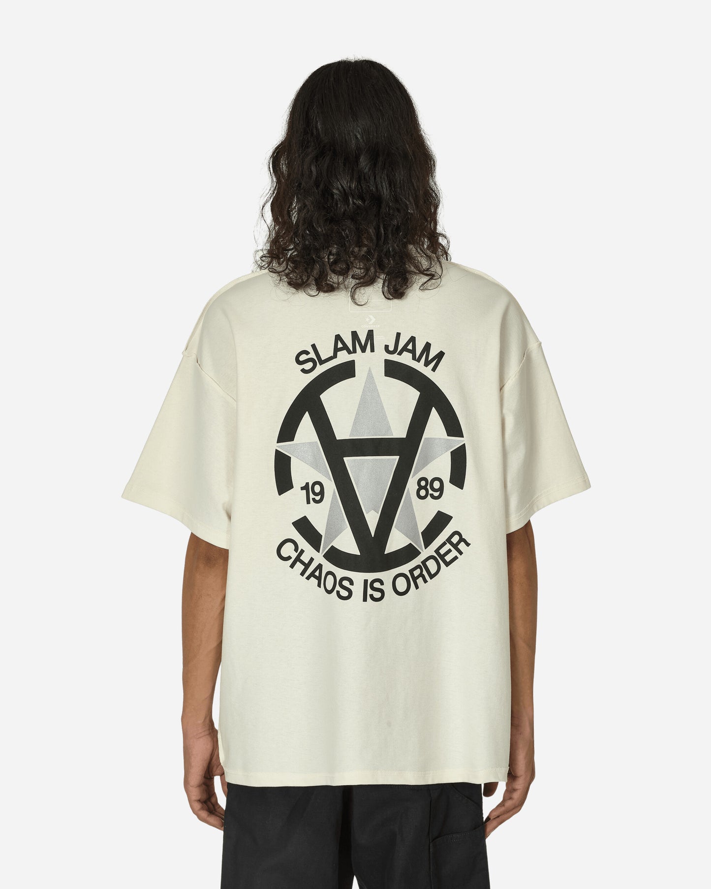 Converse Converse X Slam Jam Tee White T-Shirts Shortsleeve 10028712