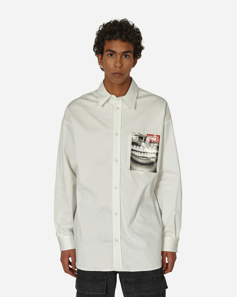 Oversized Graphic Longsleeve Shirt White