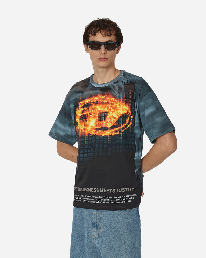Burning Oval D T-Shirt Multicolor