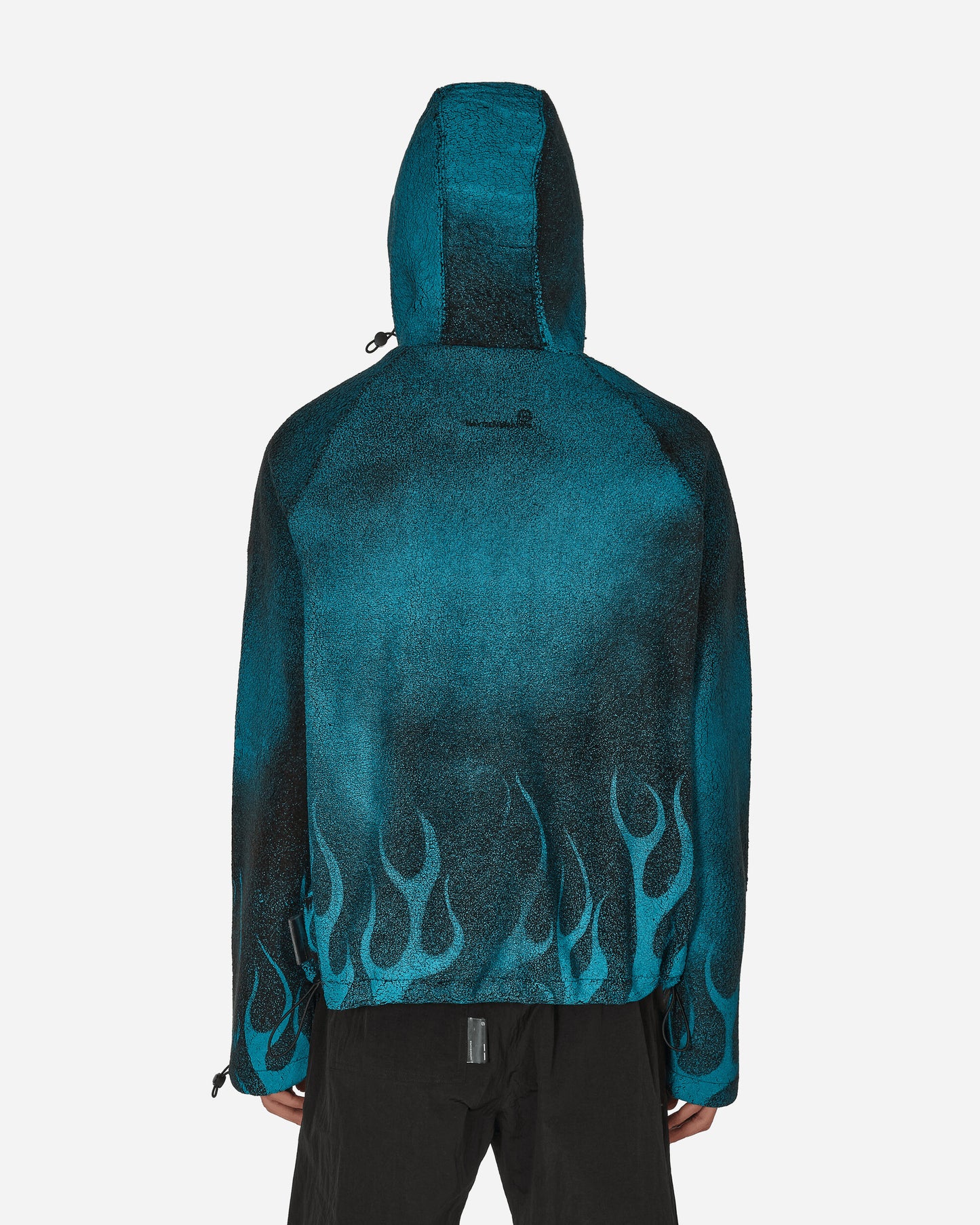 Haydenshapes Traction Hooded Fleece Jacket Black Flames Coats and Jackets Jackets HS23SN2013 054