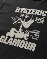 Hysteric Glamour Wmns Beauty Tips Black Sweatshirts Crewneck CO059 C1