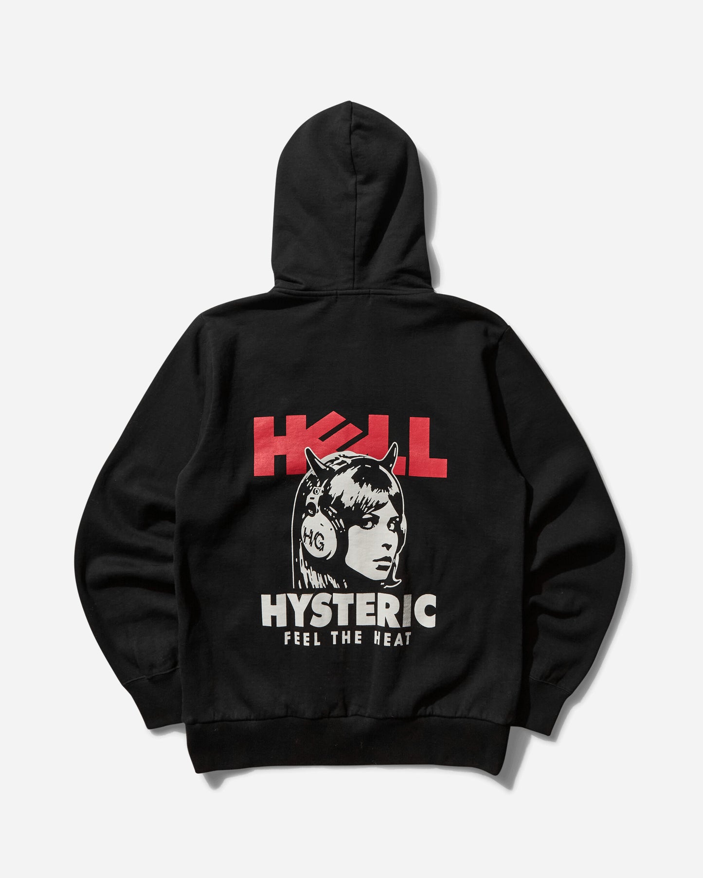 Hysteric Glamour Hell Girl Black Sweatshirts Hoodies CF06 C1