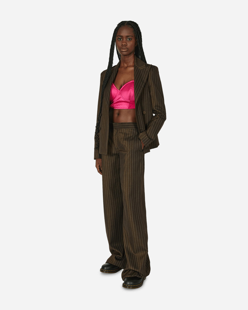 Thong Suit Pants Brown / Ecru