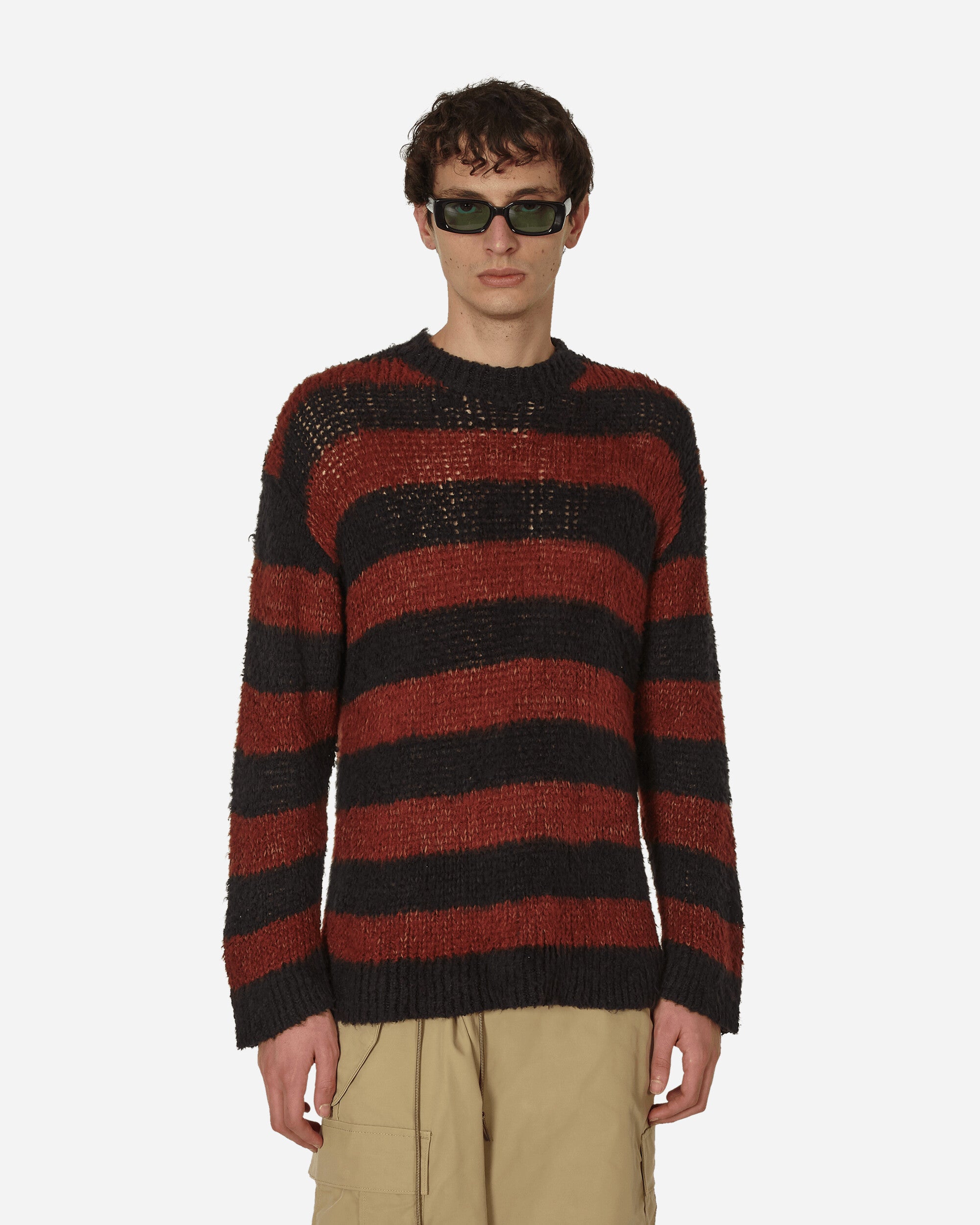 Striped Sweater Black / Brown