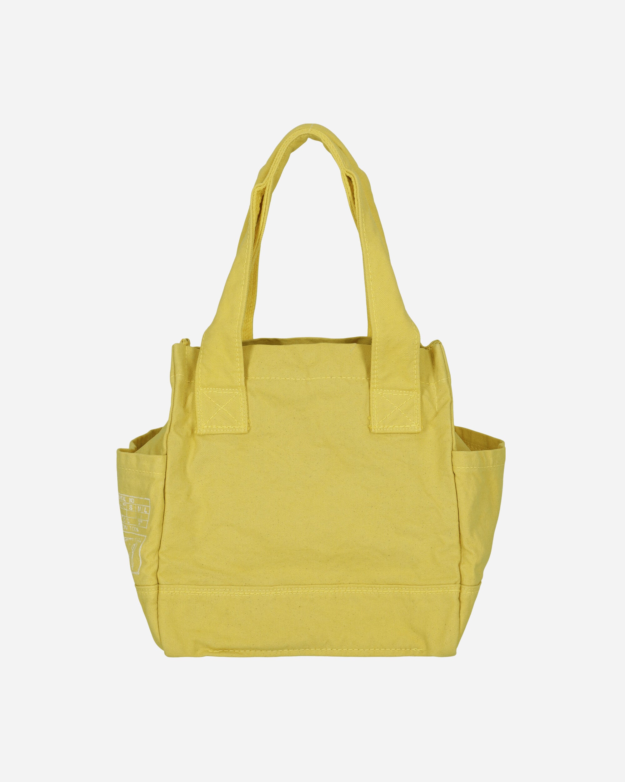 KAPITAL #6 Canvas Standard Tote (S) Lemonyellow Bags and Backpacks Tote Bags EK-1399XB 1