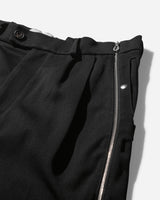 Kiko Kostadinov Knox Trouser W Zip Ravel Black Pants Casual KKAW24T05 021