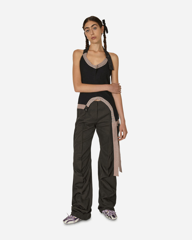Arova Sleeveless Knit Top Hematite Black