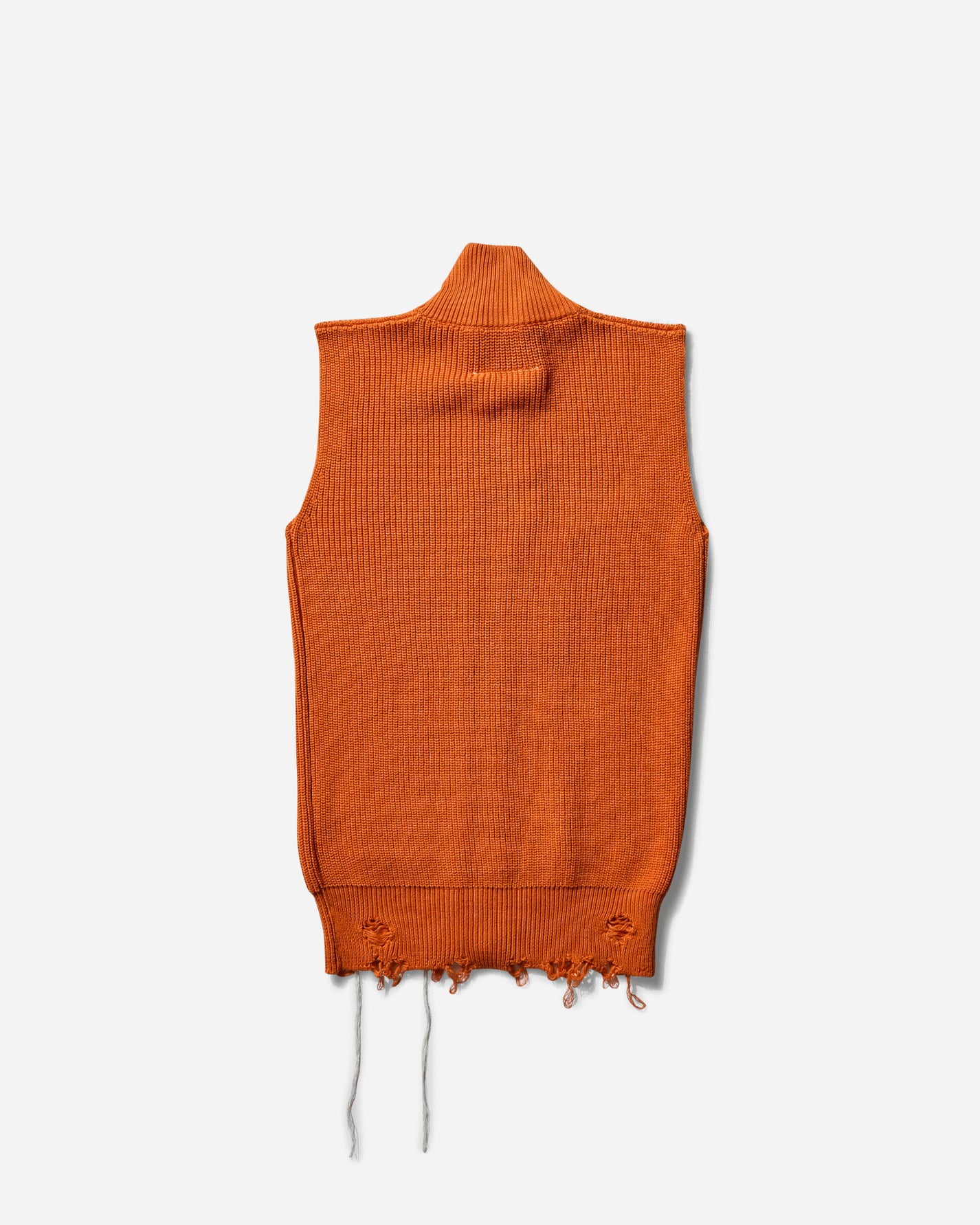 MM6 Maison Margiela Wmns Gilet Orange Coats and Jackets Vests S52FB0095 186