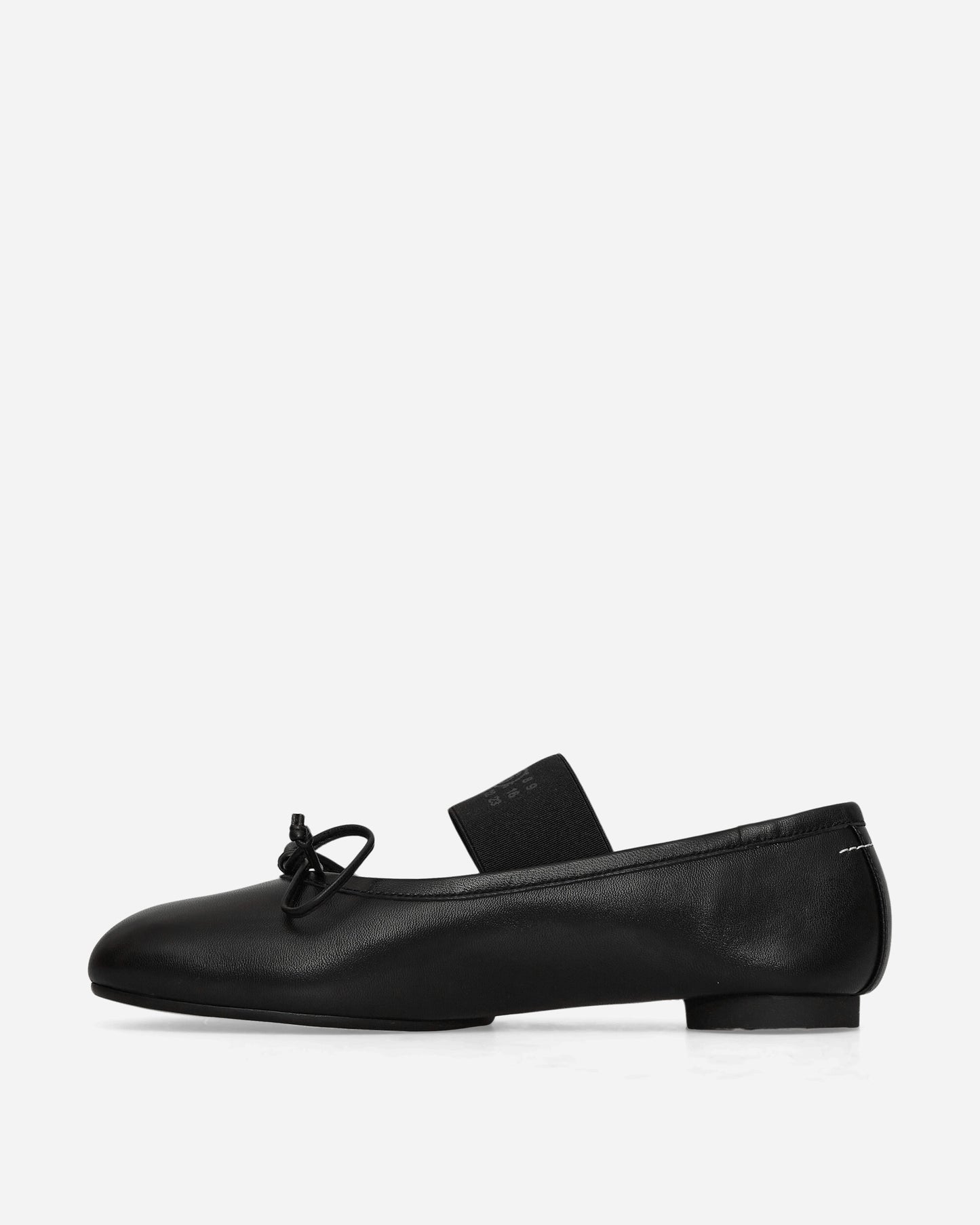 MM6 Maison Margiela Wmns Ballet Shoe Black Classic Shoes Flat Shoes S59WZ0099 T8013