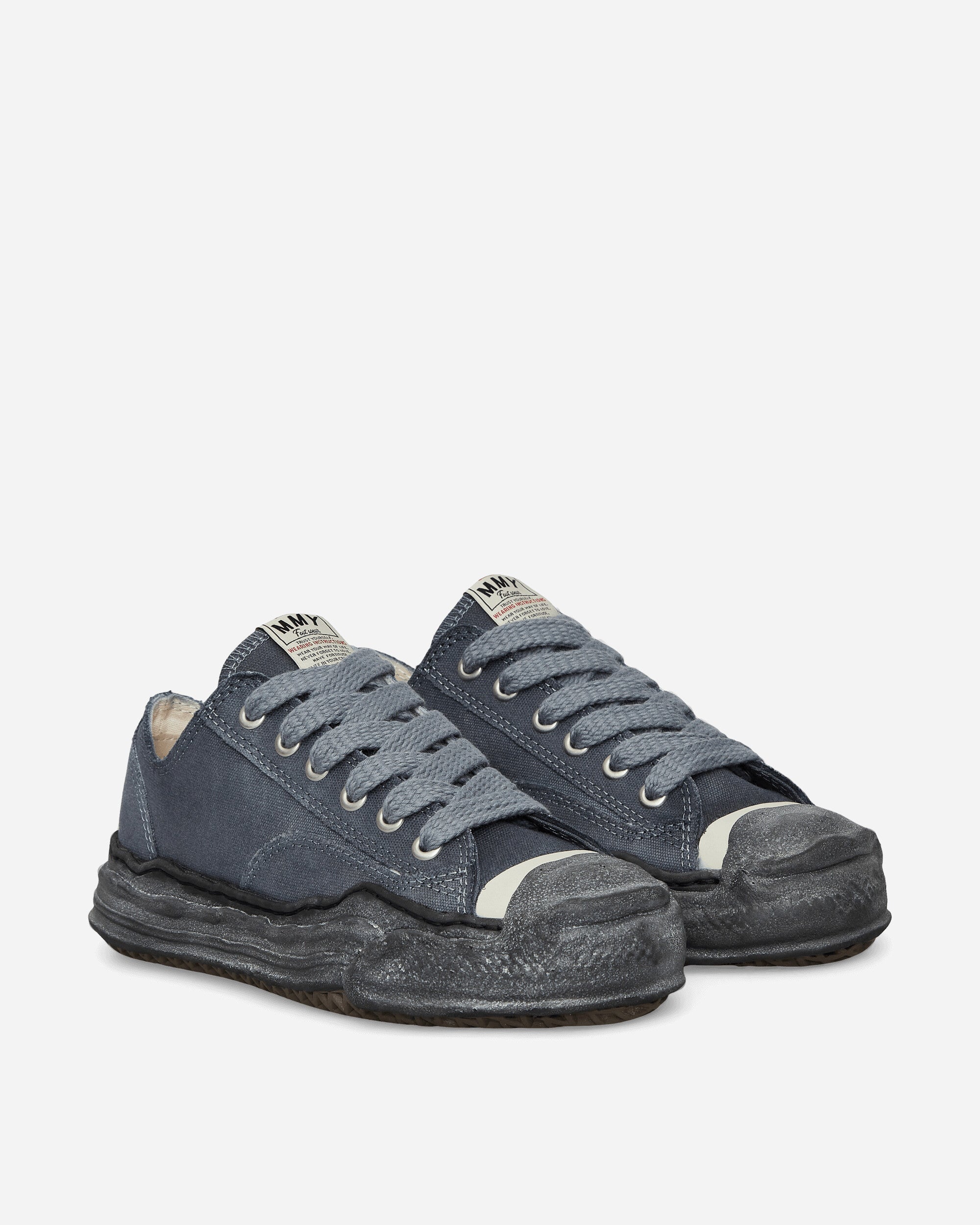 Hank OG Sole Over-Dyed Canvas Low Sneakers Black