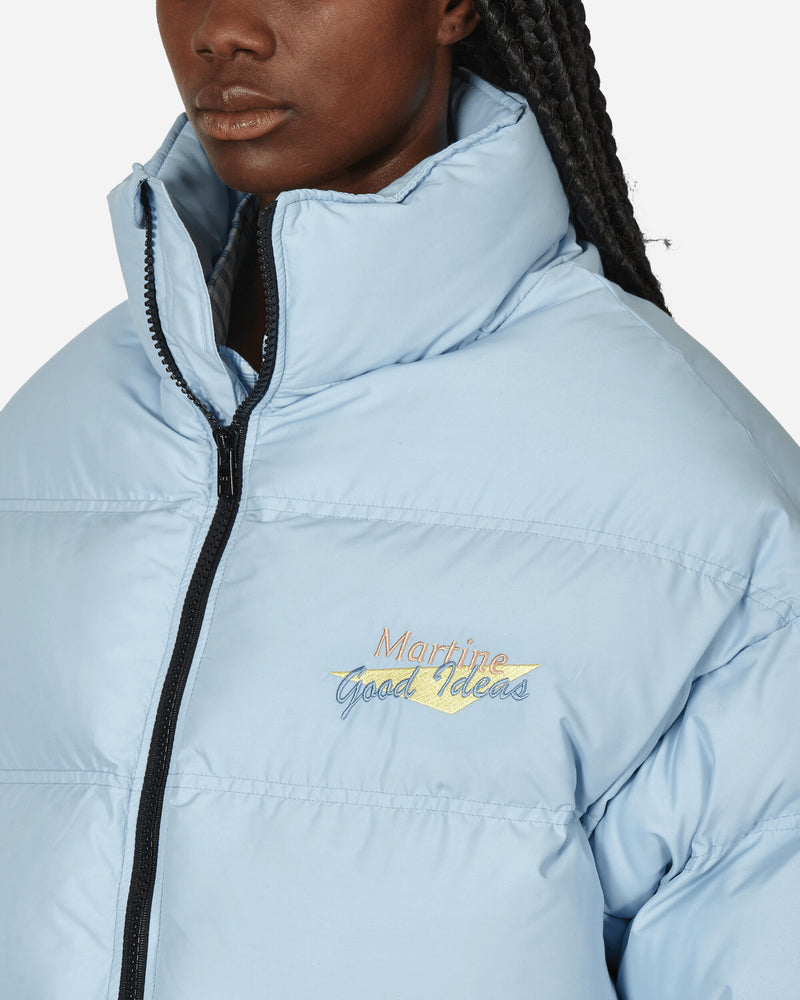 Martine Rose Doll Puffer Icy Blue Coats and Jackets Down Jackets MRAW23-731 001