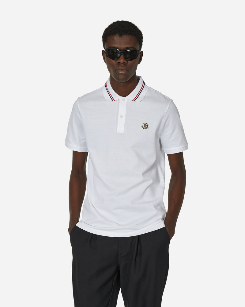 Moncler Ss Polo White T-Shirts Polo J10918A0002189A16 002