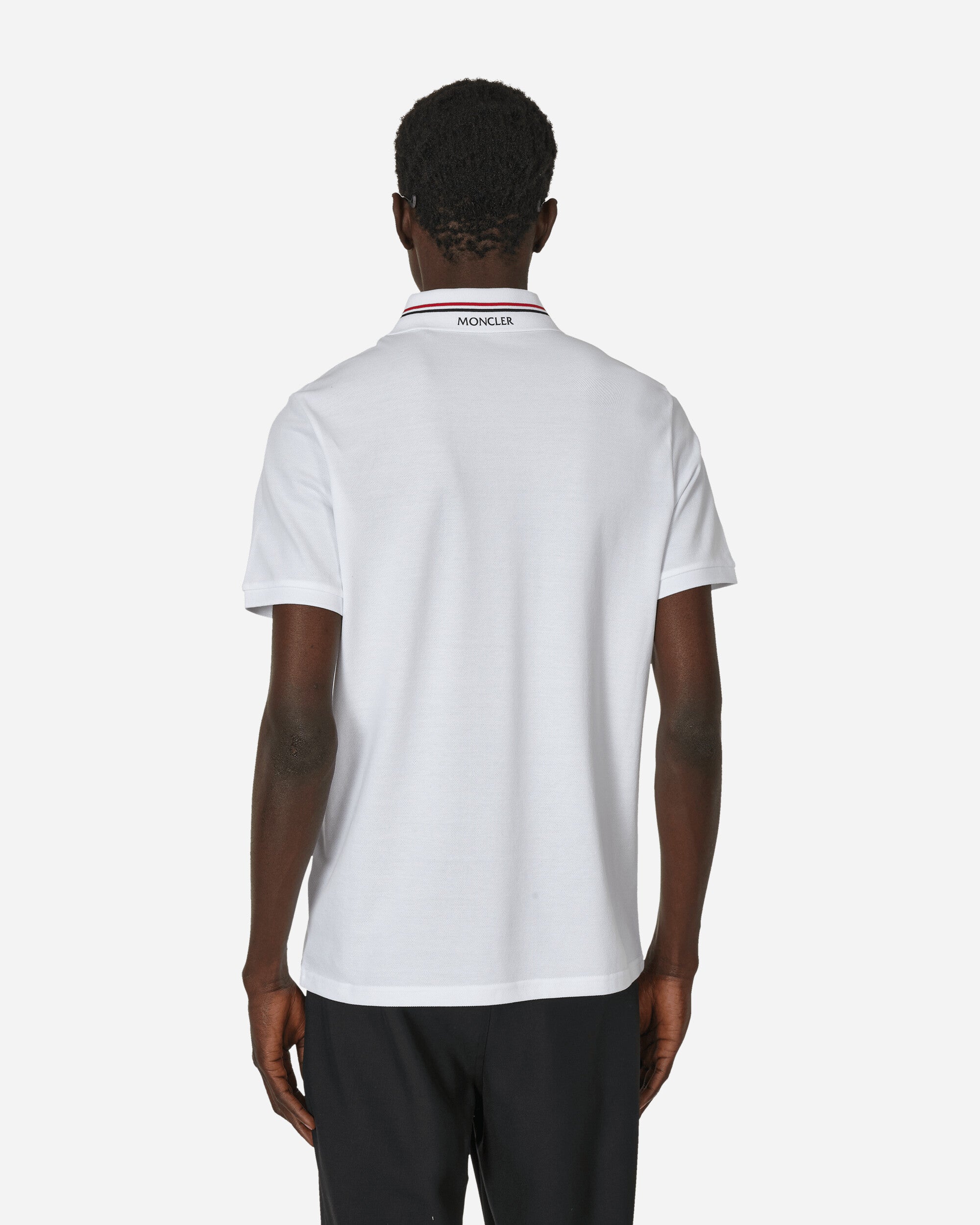 Moncler Ss Polo White T-Shirts Polo J10918A0002189A16 002