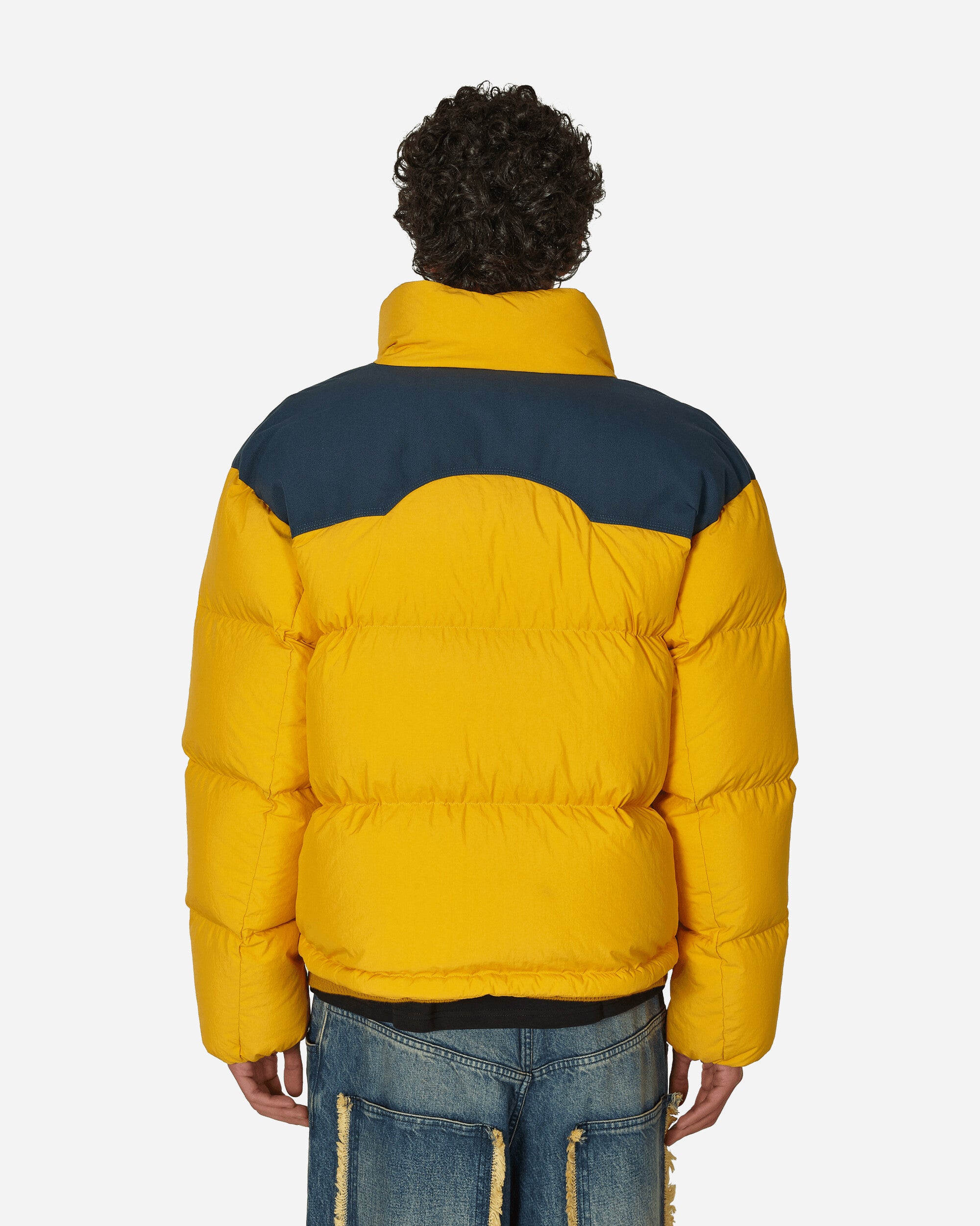Moncler Genius Nevis Jacket X Palm Angels Yellow Coats and Jackets Down Jackets 1A00017M3377 F17