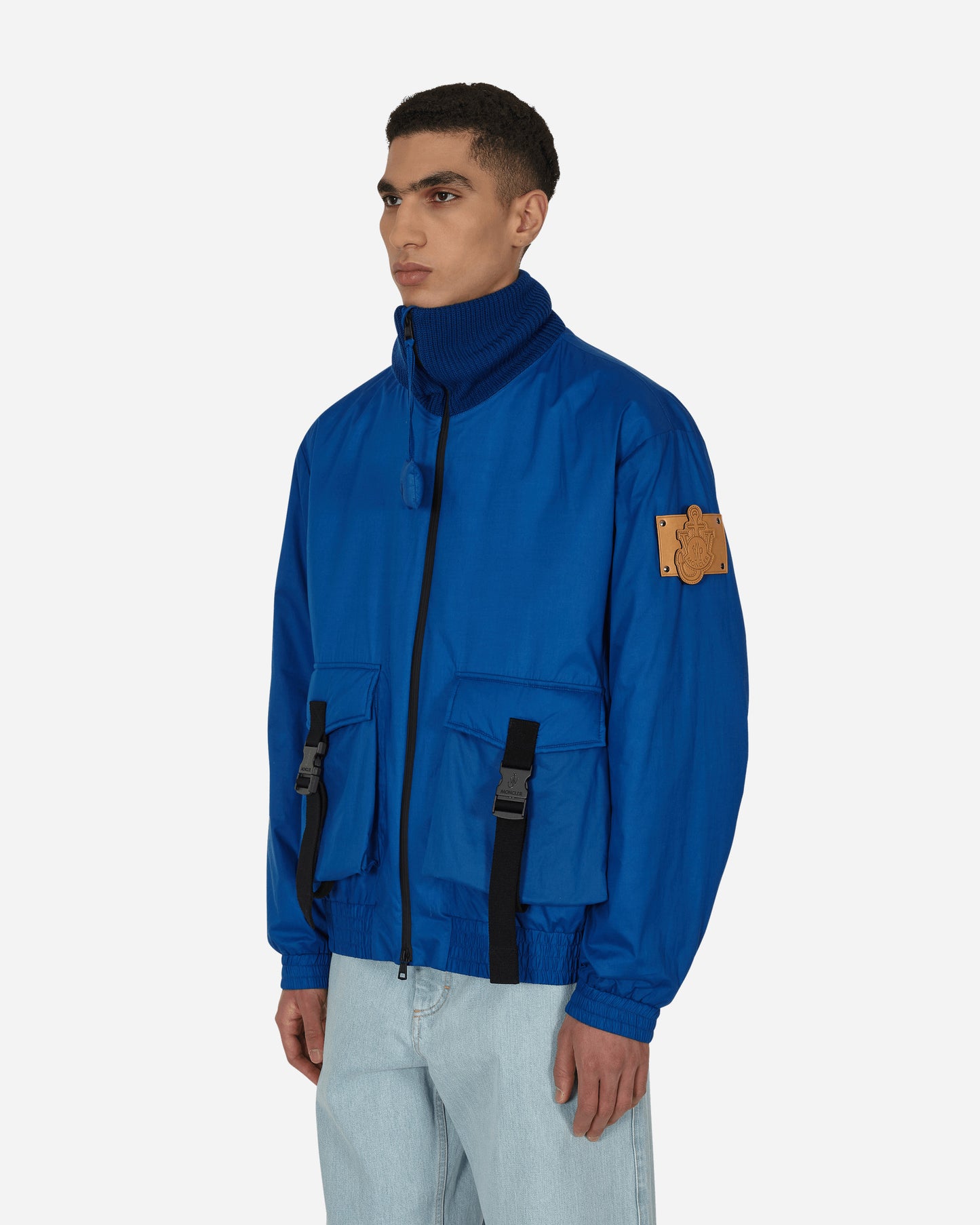 Moncler Genius Jwa Giubbotto Blue Coats and Jackets Jackets H209E1A00004 765