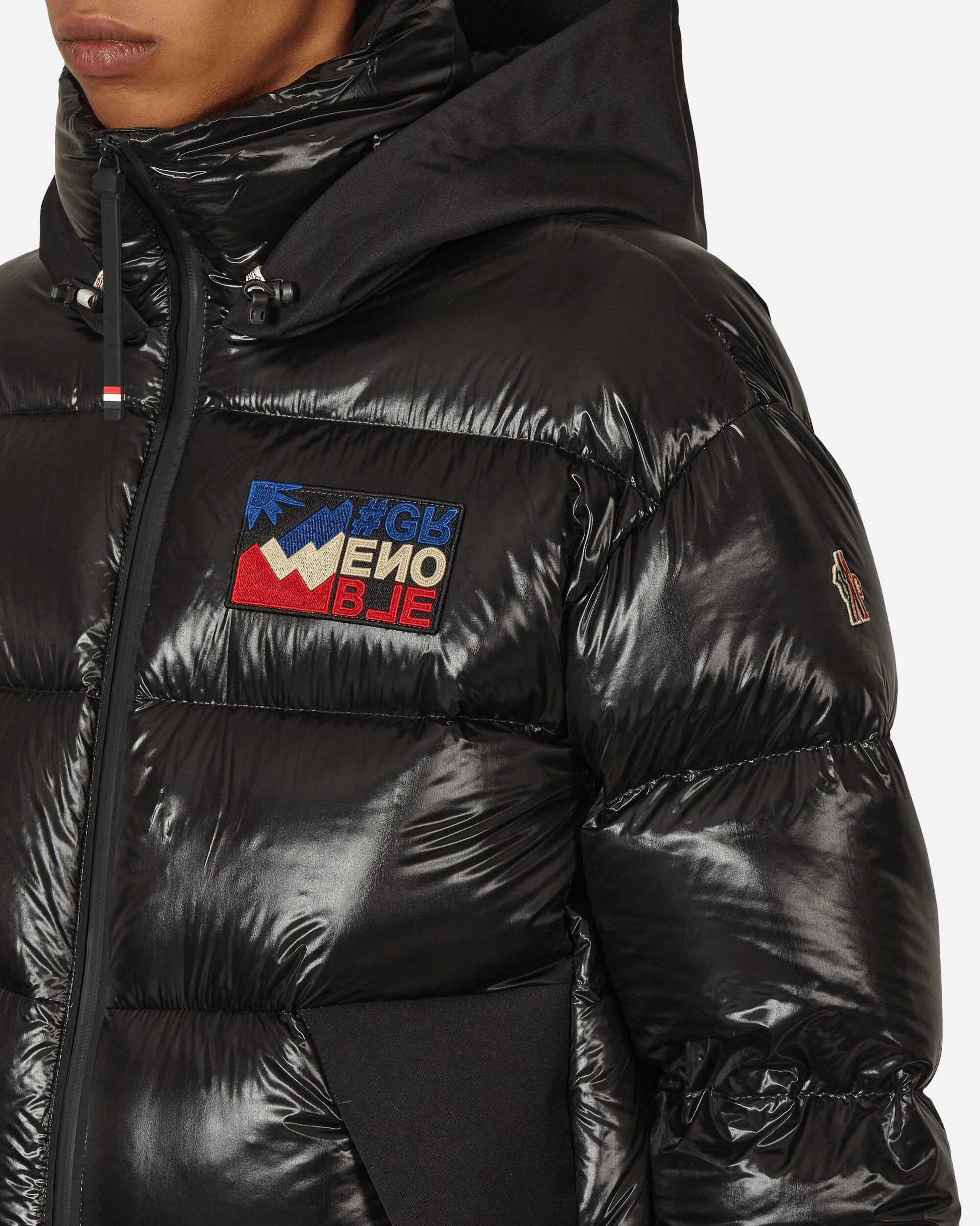 Moncler Grenoble Marcassin Down Jacket Black Coats and Jackets Down Jackets 1A0004954AN2 999