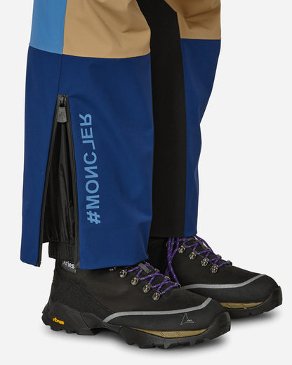 Moncler Grenoble Ski Trousers Beige/Blue Pants Jumpsuits 2G00004M1815 P10