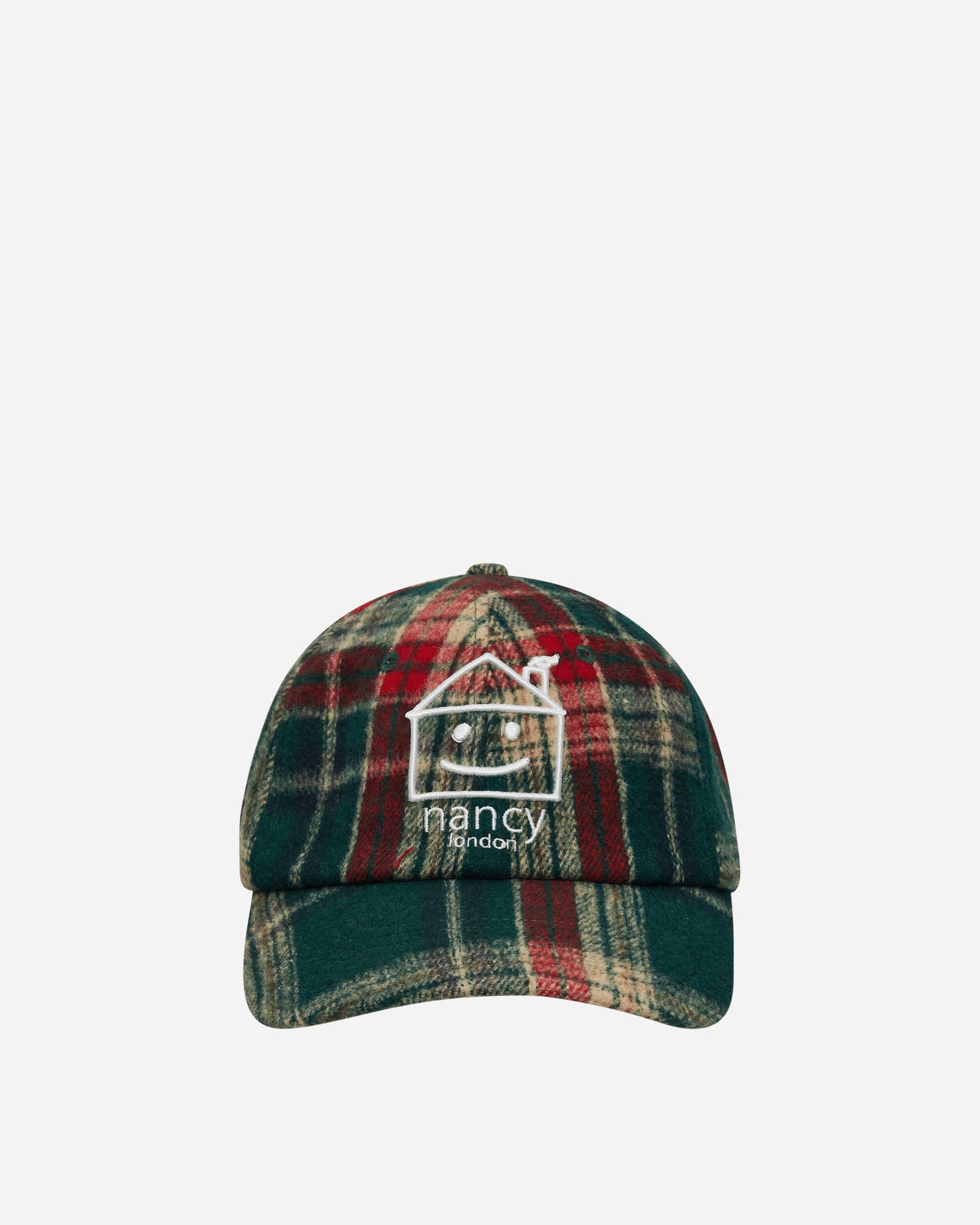 Nancy Plaid House 6-Panel Green Hats Caps 15609 GREN