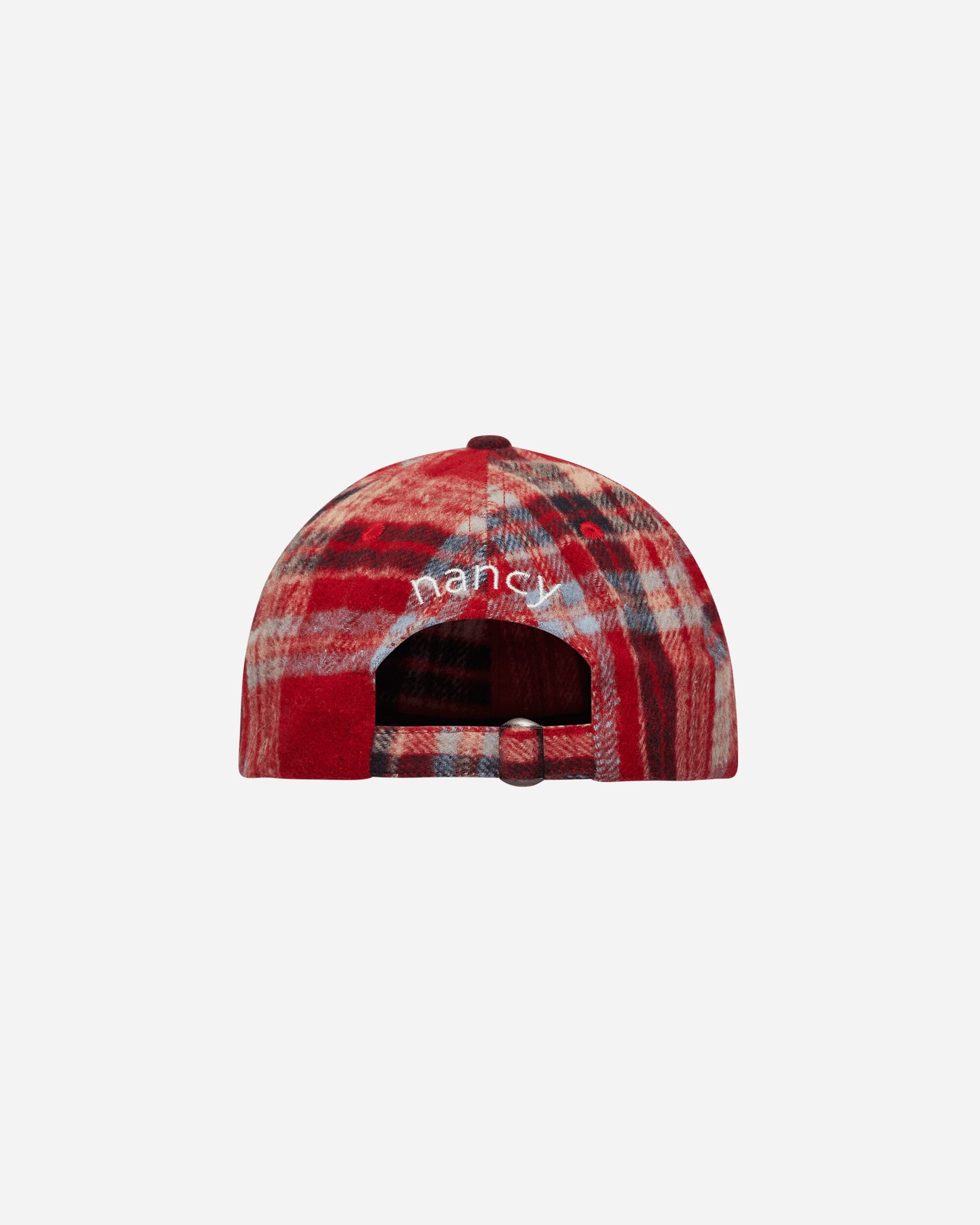 Nancy Plaid House 6-Panel Red Hats Caps 15609 REDD