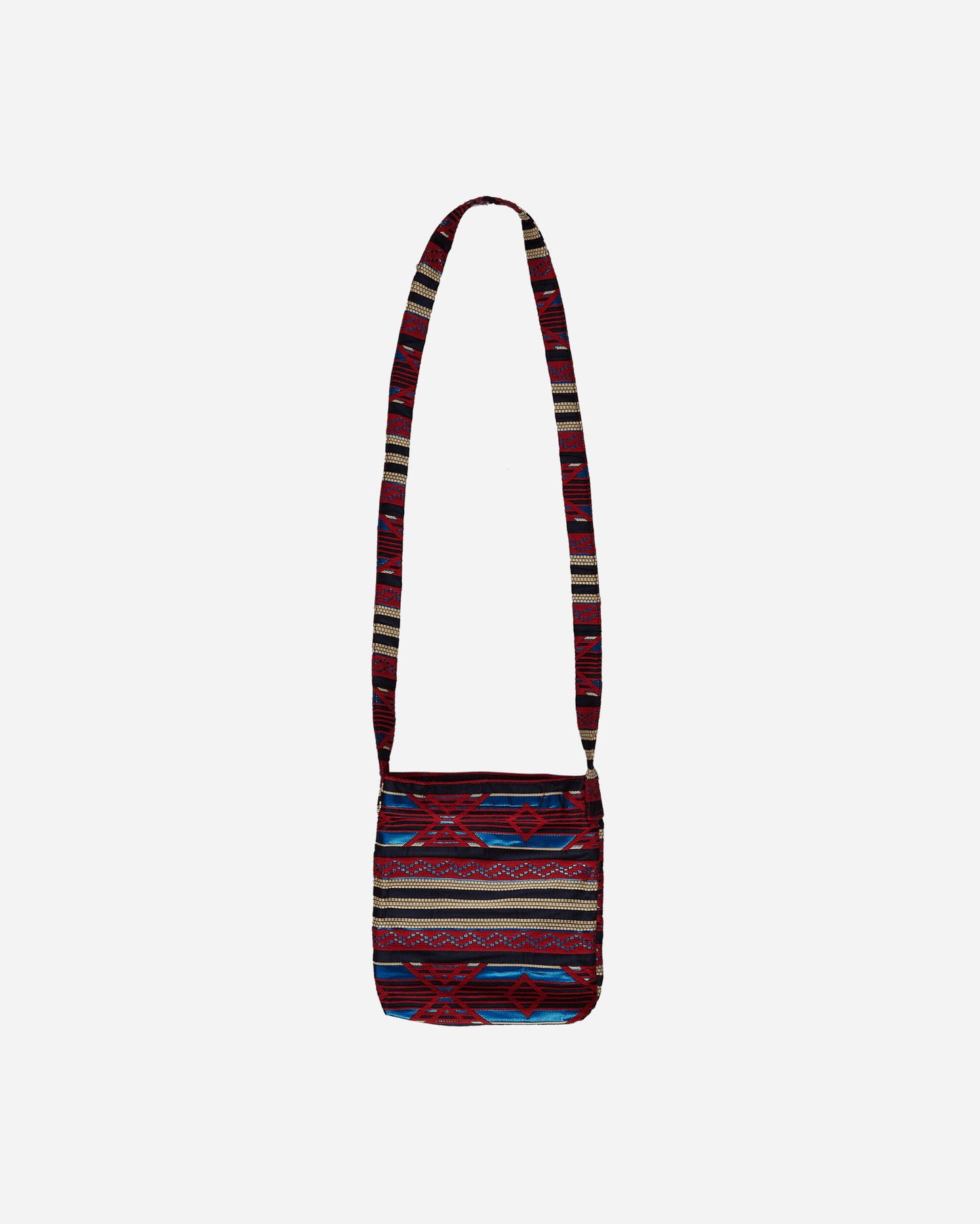 Needles Mini Book Bag - Pe/C Native Jq. Red/Blue Bags and Backpacks Pouches OT048 A