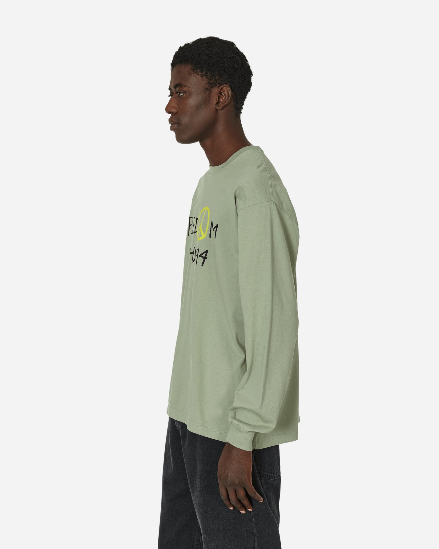 Neighborhood Nh . Tee Ls-8 Sage Green T-Shirts Shortsleeve 241PCNH-LT08 SG