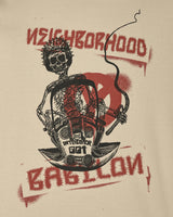 Neighborhood Nh x Babylon . Tee Ss-2 Beige T-Shirts Shortsleeve 241PCBLN-ST02S BG