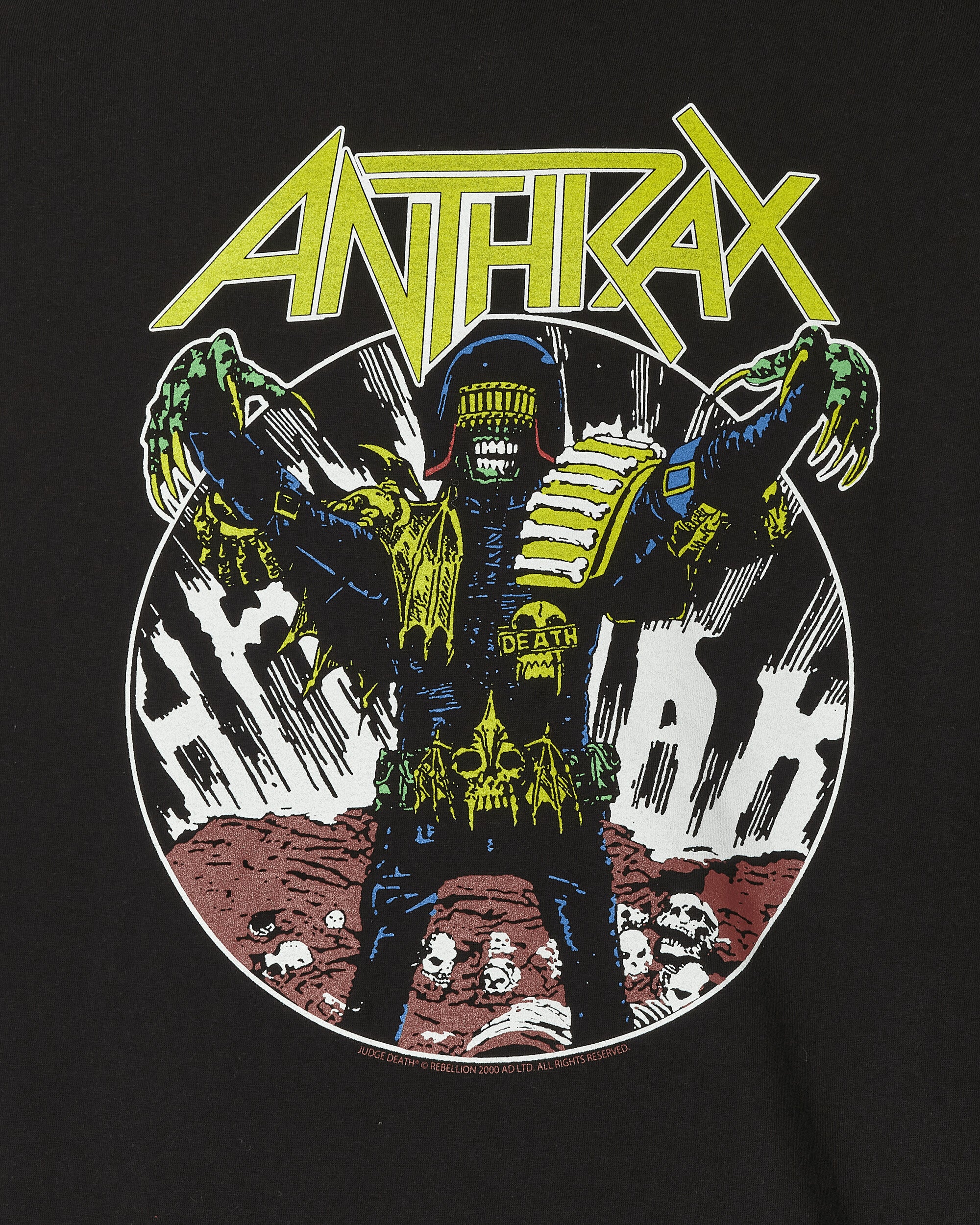 Neighborhood Nh × Anthrax . Tee Ss-1 Black T-Shirts Shortsleeve 232PCNH-ST01S BK