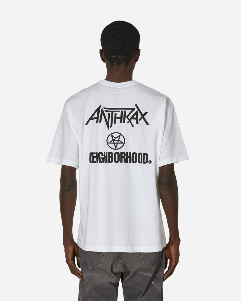 Neighborhood Nh × Anthrax . Tee Ss-2 White T-Shirts Shortsleeve 232PCNH-ST02S WH
