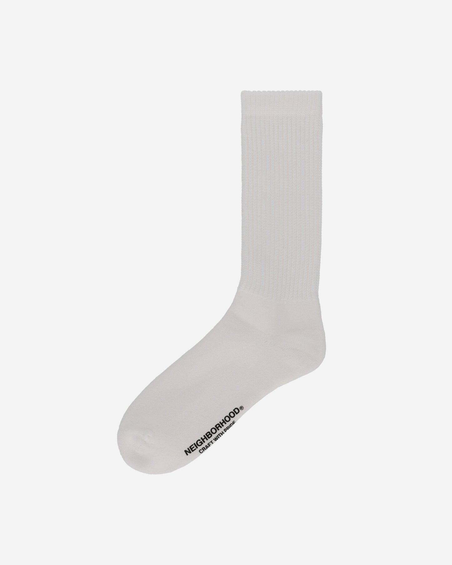 Neighborhood Plain Socks White Underwear Socks 242KWNH-UWM02 WH