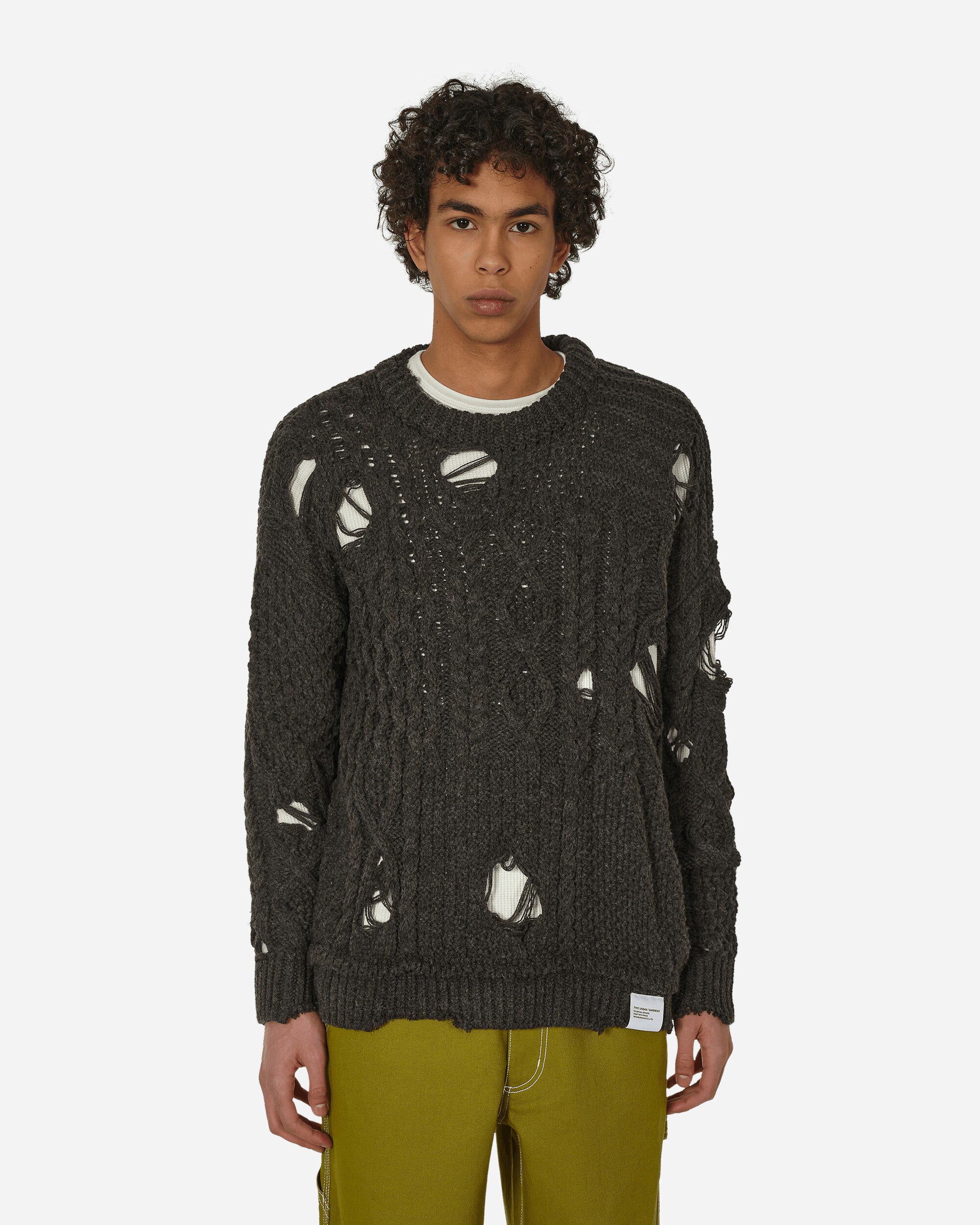 Patchwork Savage Sweater Charcoal